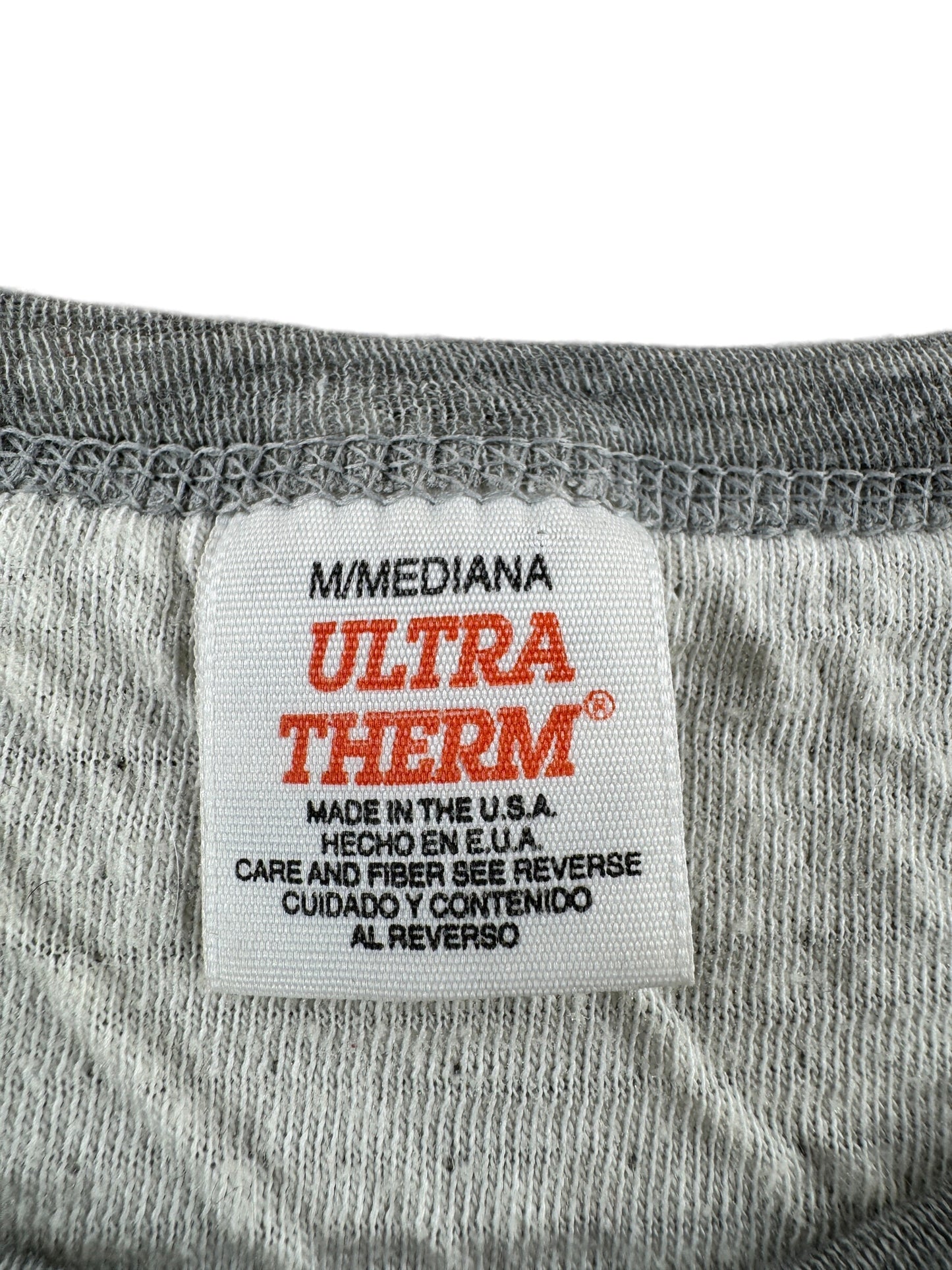 Tag on Vintage Ultratherm Heather Grey Thermal SZ M