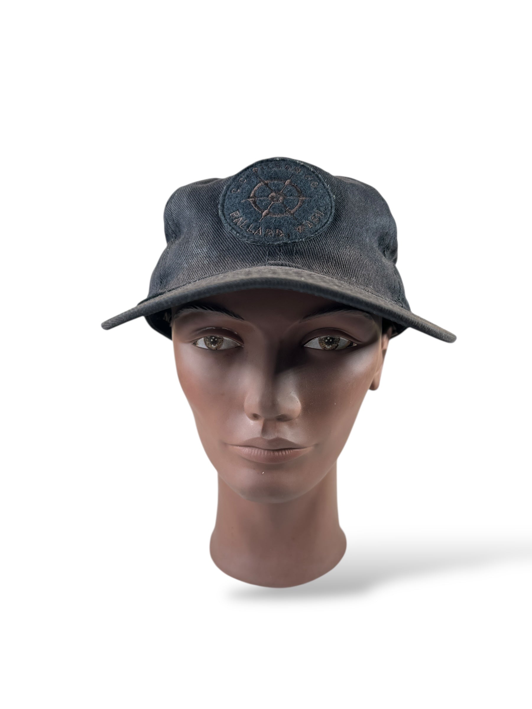 Front of Modern Black Worn Out Filson Ballard Hat OS
