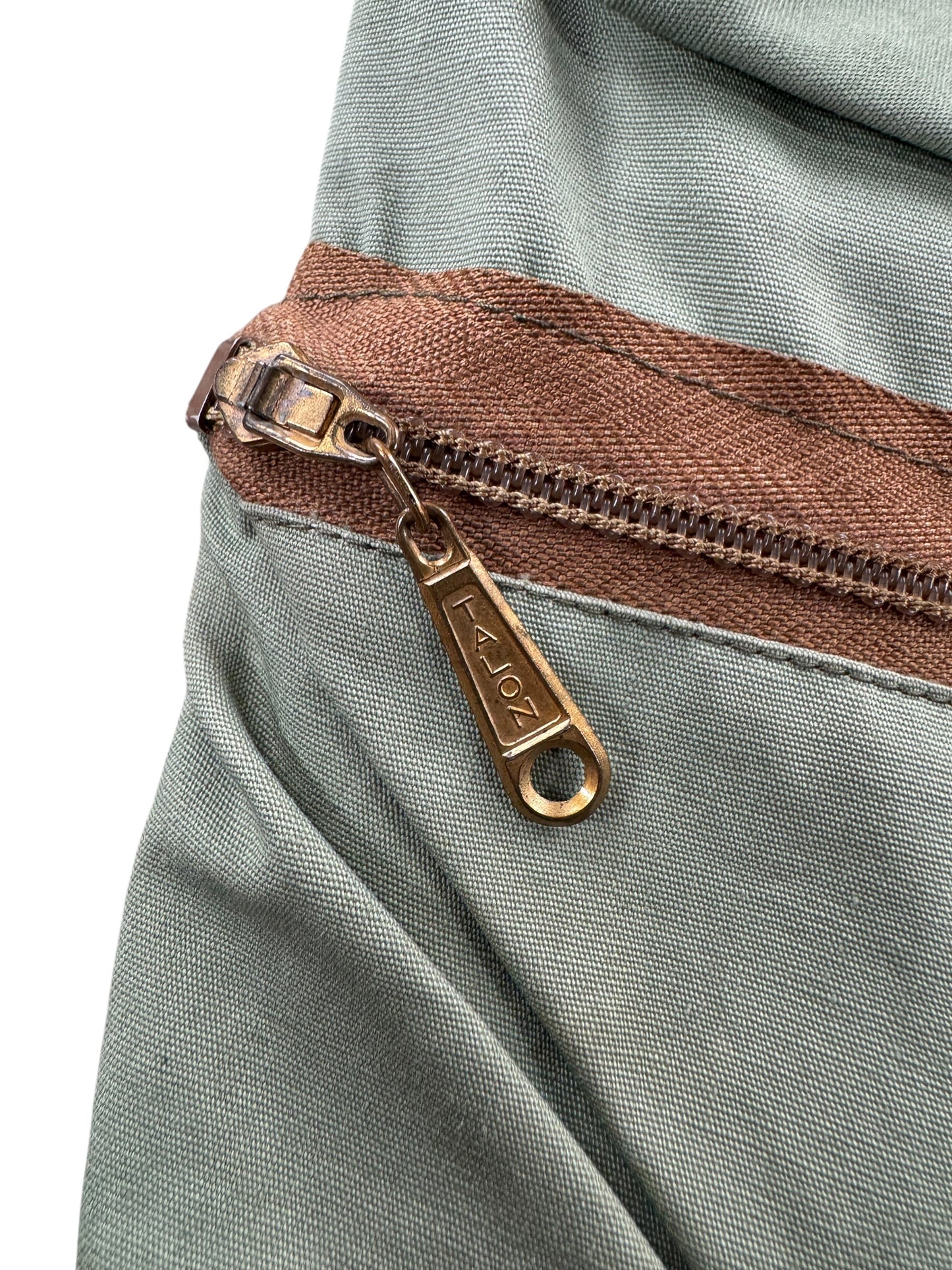 Zipper on Vintage 1980s Western Trails Vest SZ M