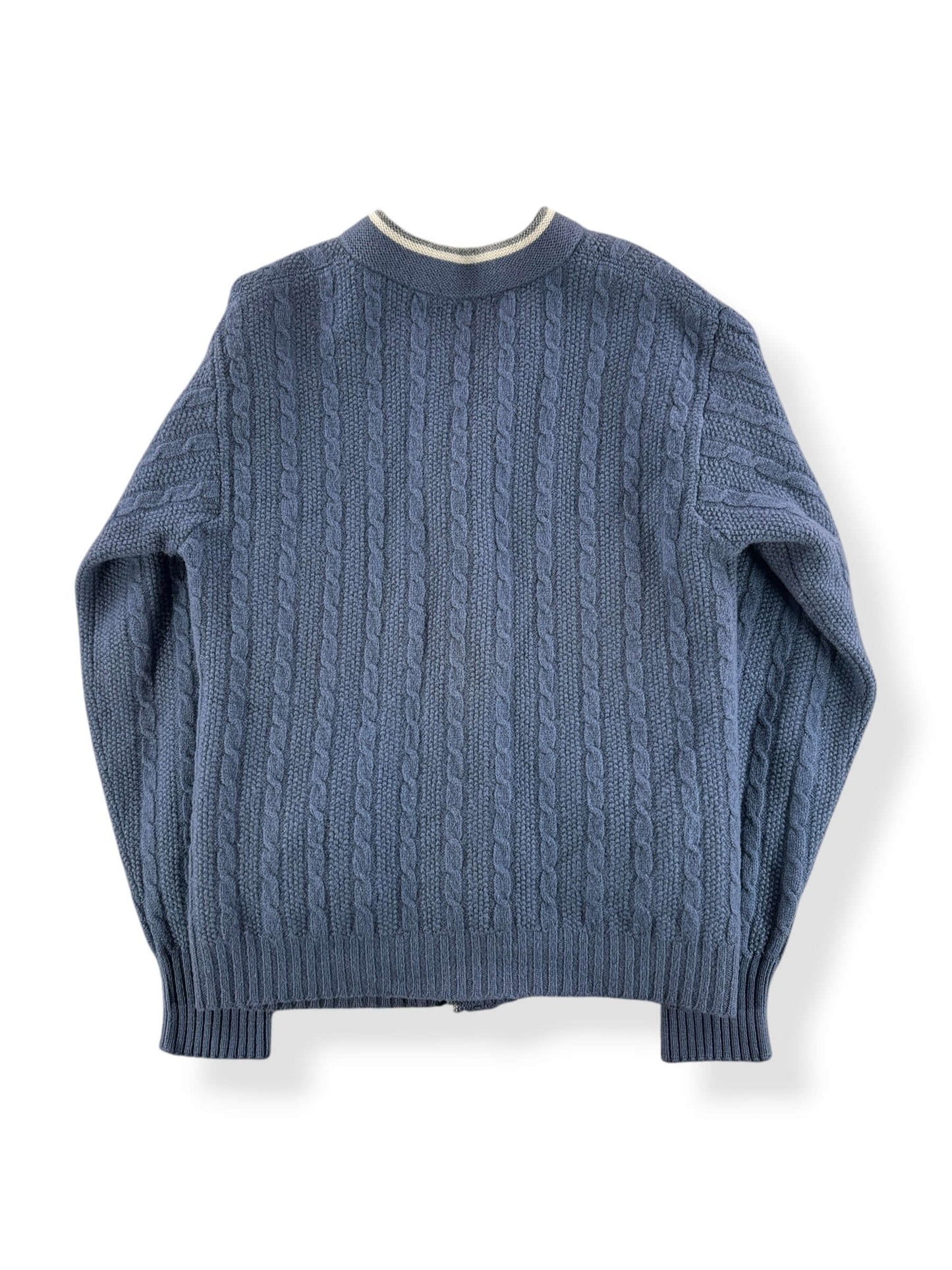 Back of Vintage William Coffey Wool Cardigan SZ S