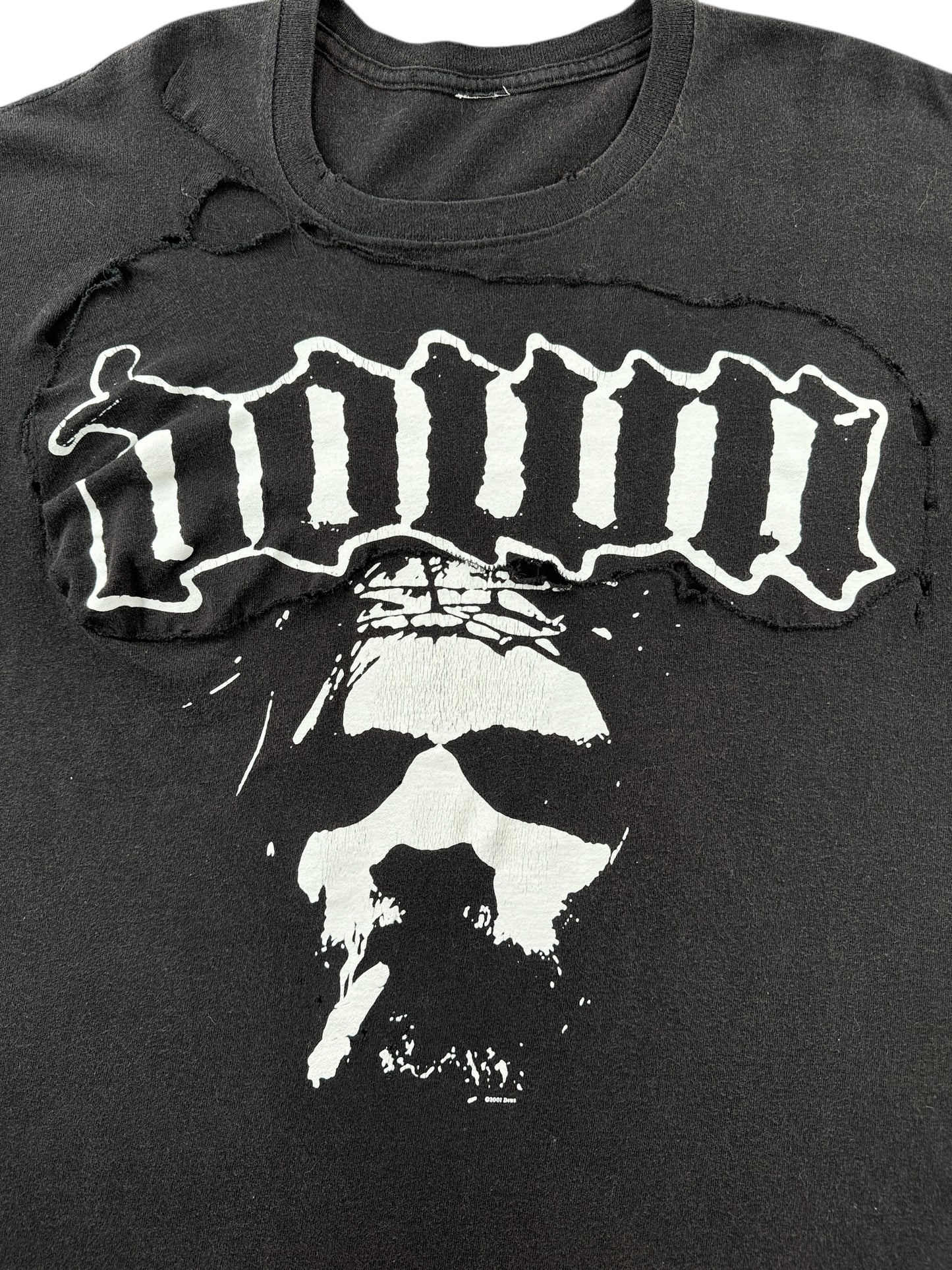 Graphic of Down Smoking Jesus 2007 Thrasher Tee SZ XL