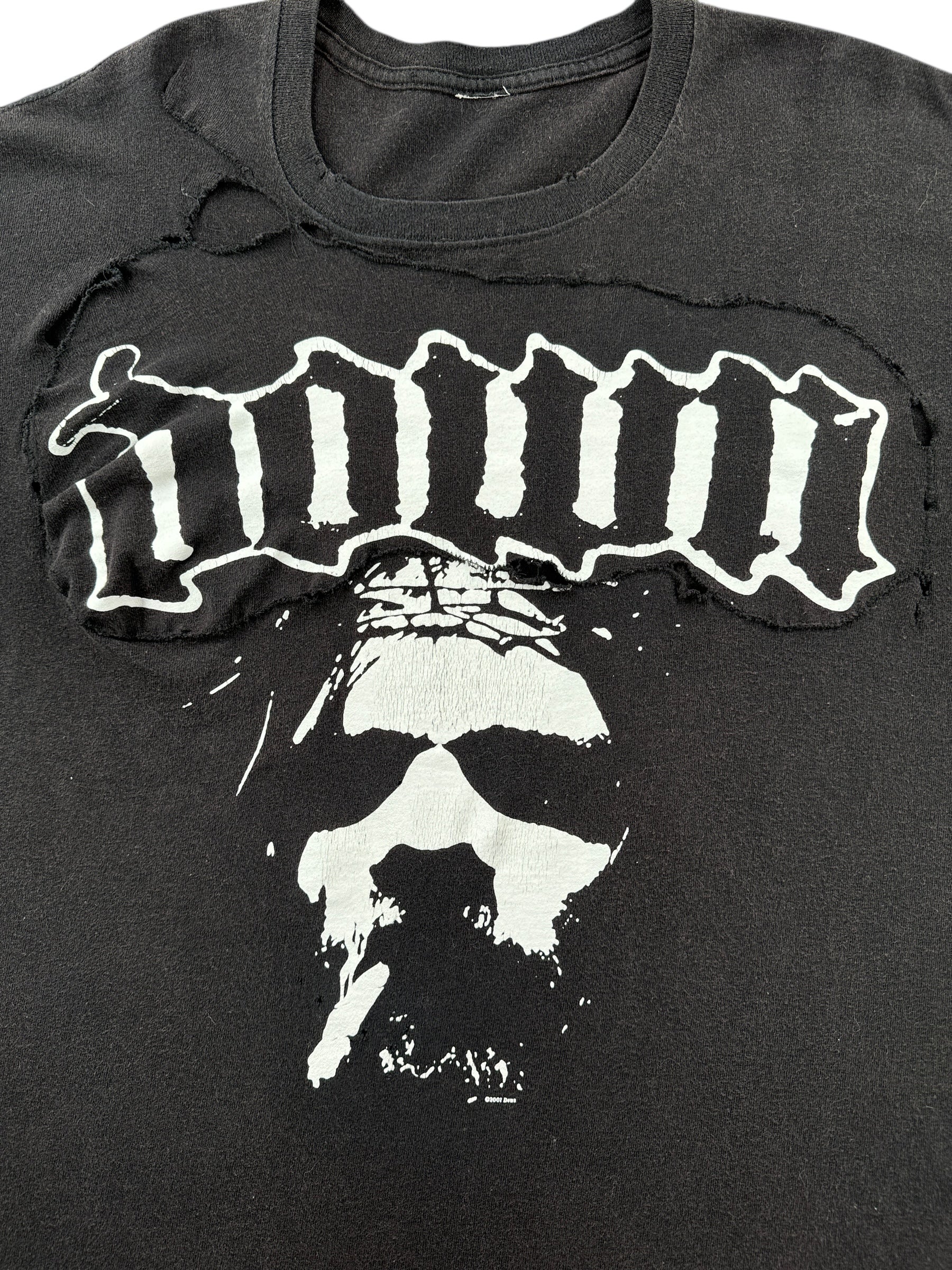 Graphic of Down Smoking Jesus 2007 Thrasher Tee SZ XL