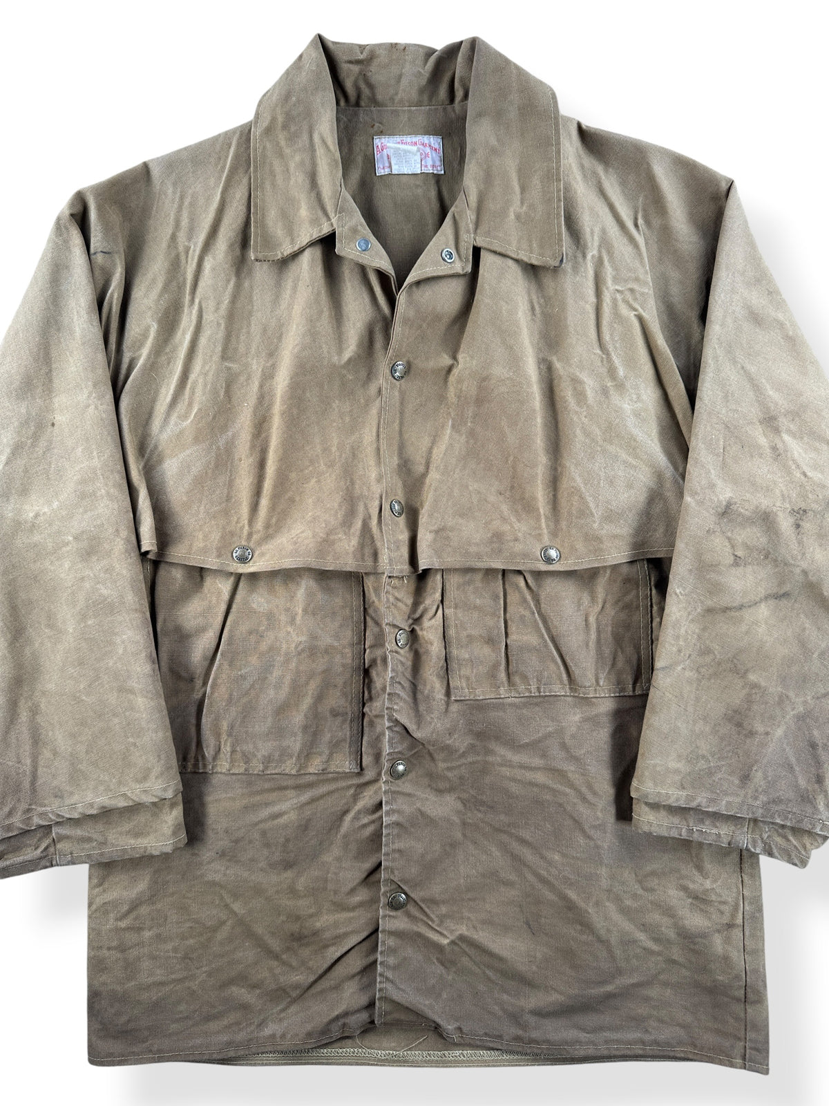 Close-up of Vintage Filson Double Tin Jacket SZ L
