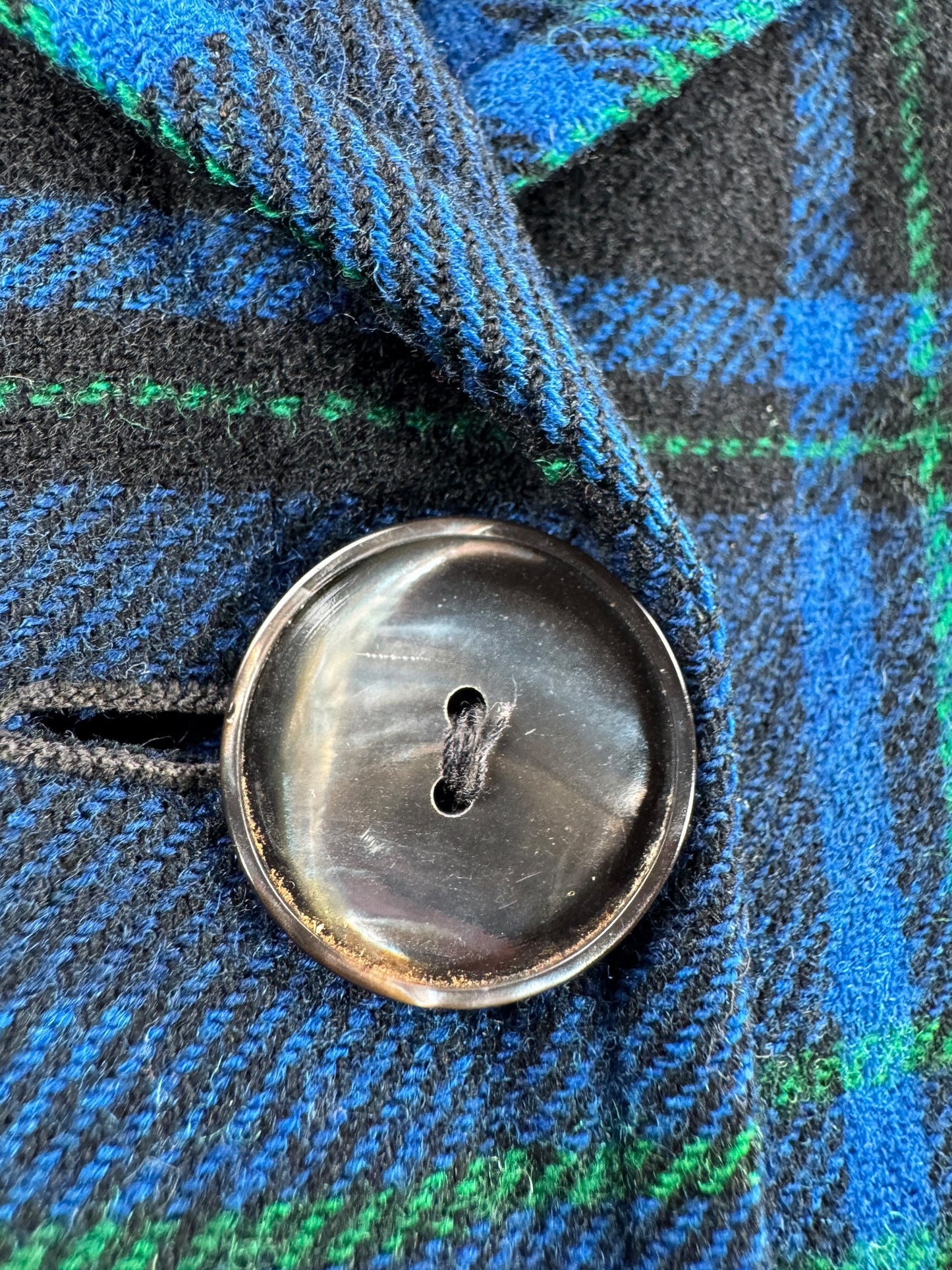 Button on Vintage Pendleton 49er Jacket SZ M
