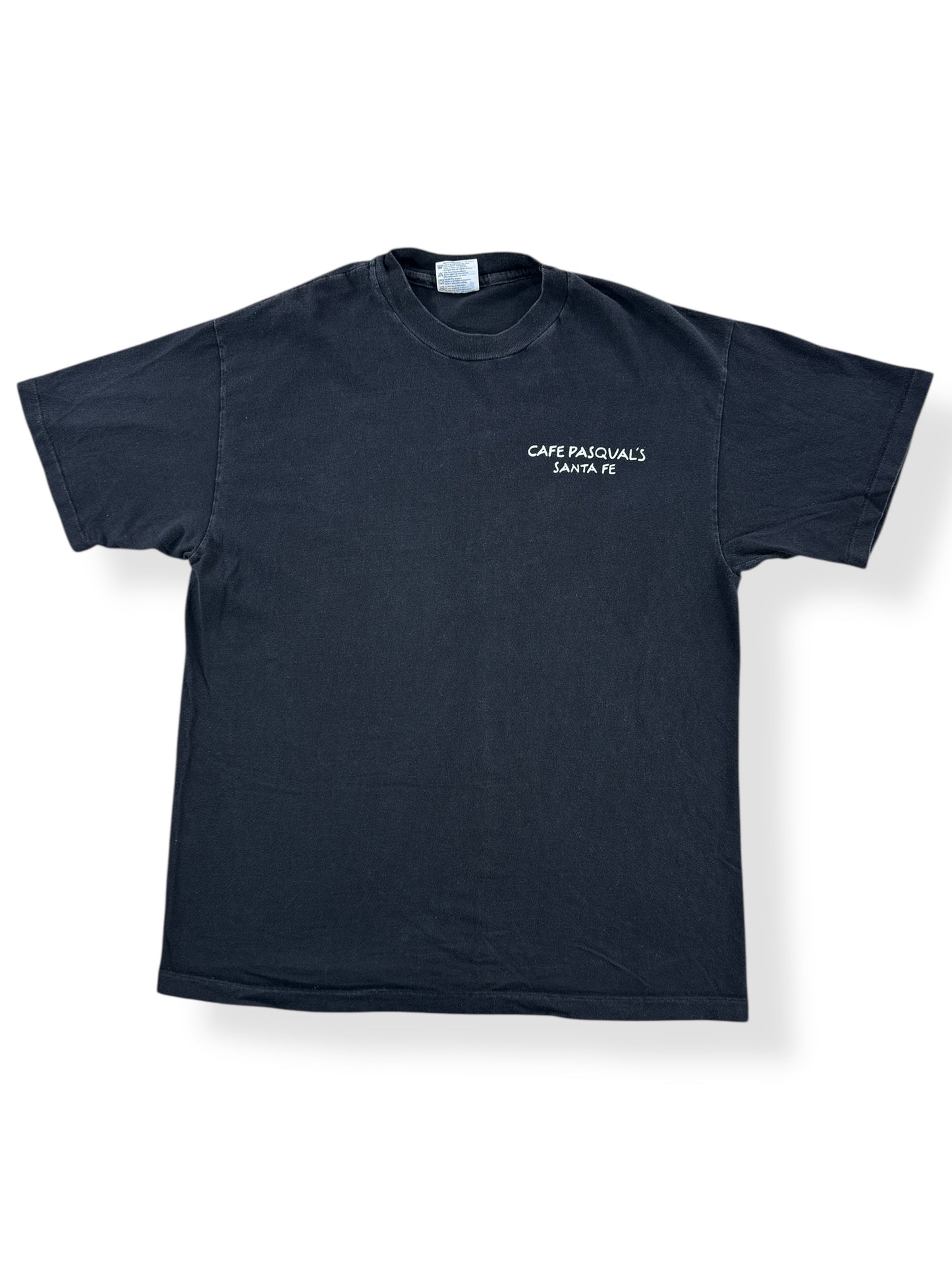 Front of Vintage Cafe Pasquals Santa Fe Tee SZ L