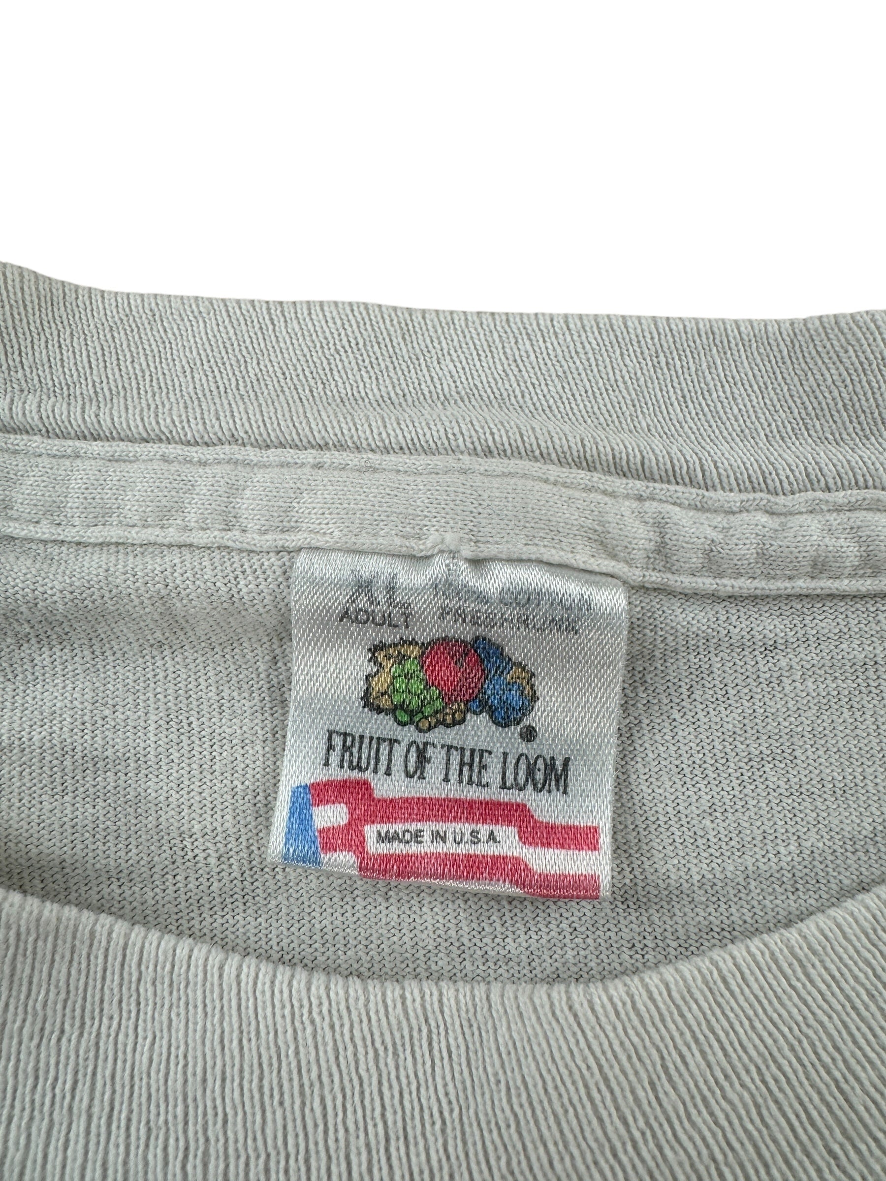 Tag on Vintage Zebra Barcode Tee SZ XL