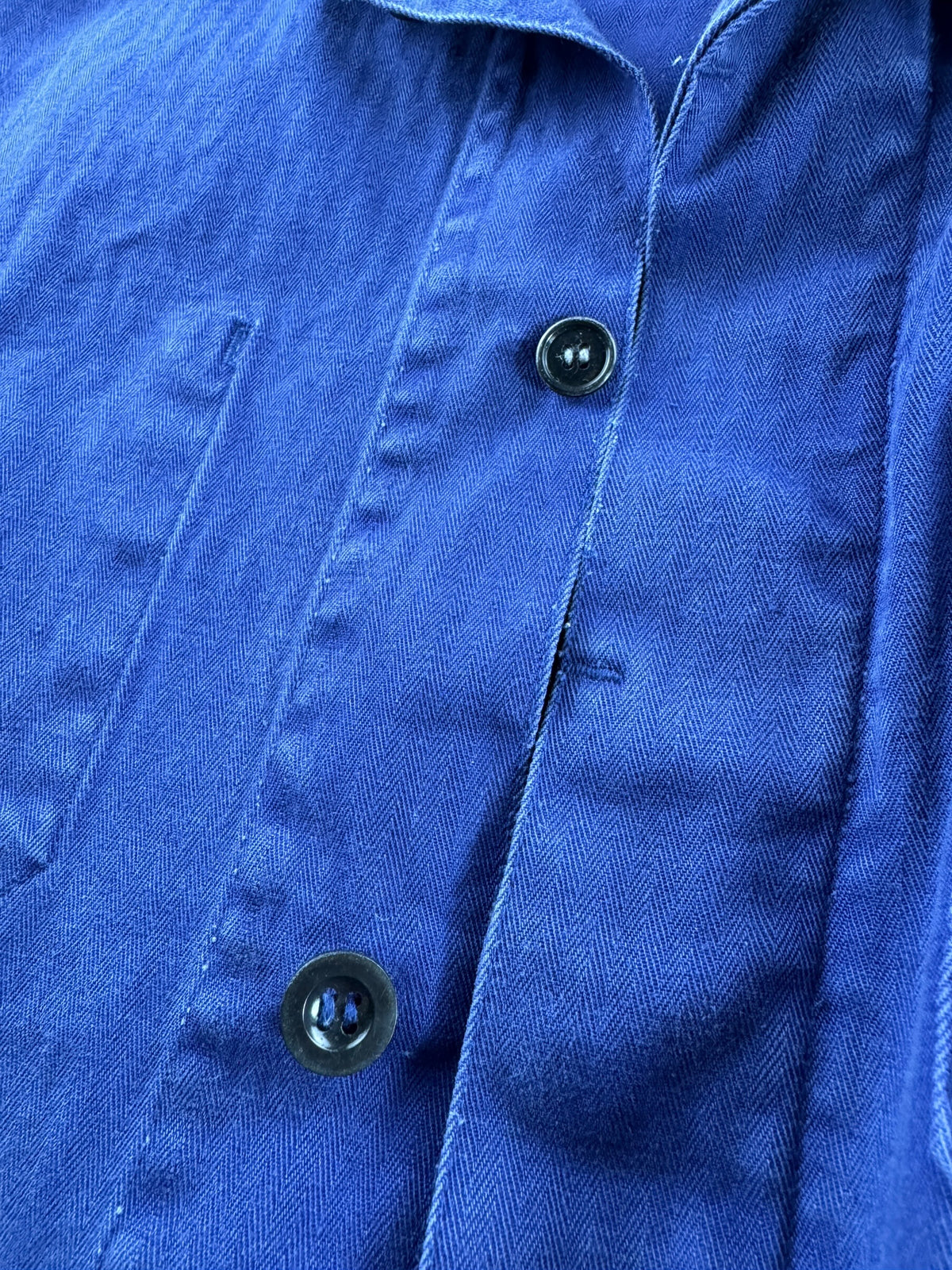 Buttons on Vintage HBT French Chore Coat SZ XL