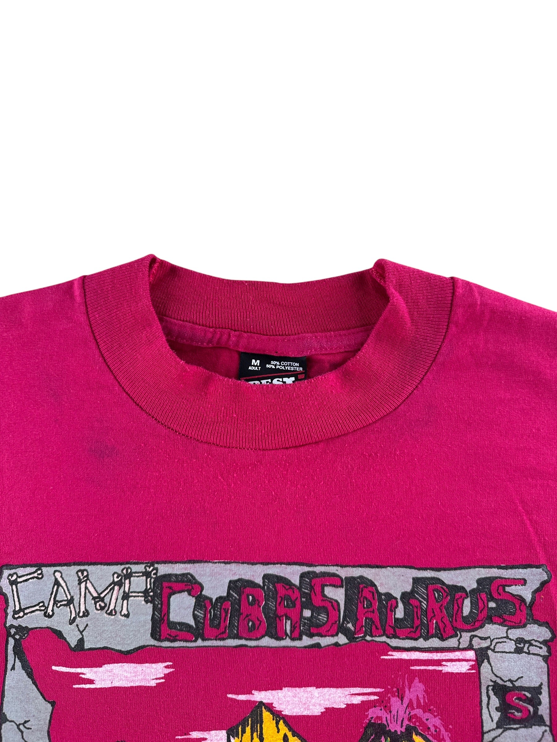 Collar on Vintage Camp Cubasaurus Tee SZ M
