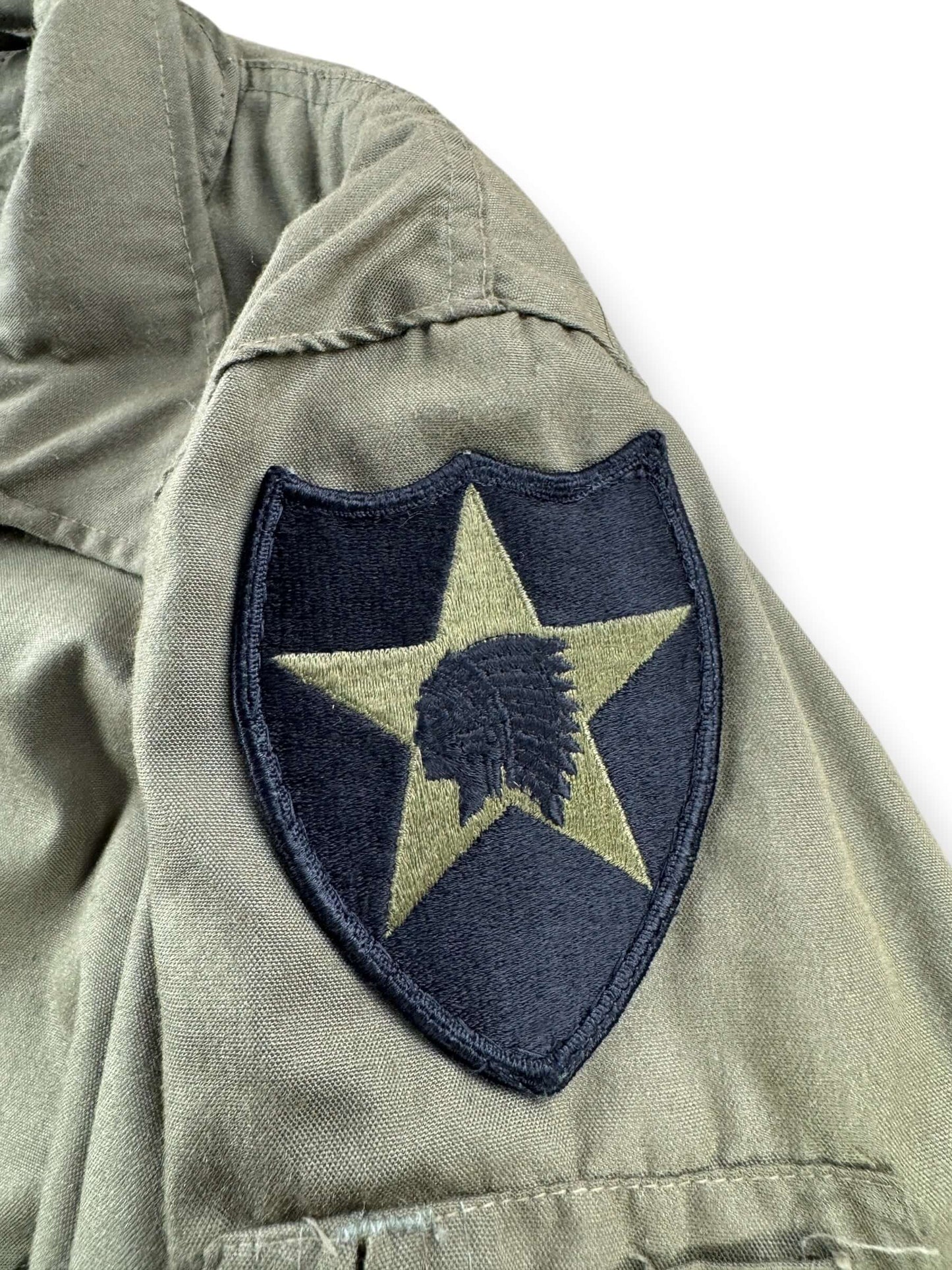 Patch on Vintage 90s Era 2nd Infantry Cold Weather Flyers Jacket SZ L Long