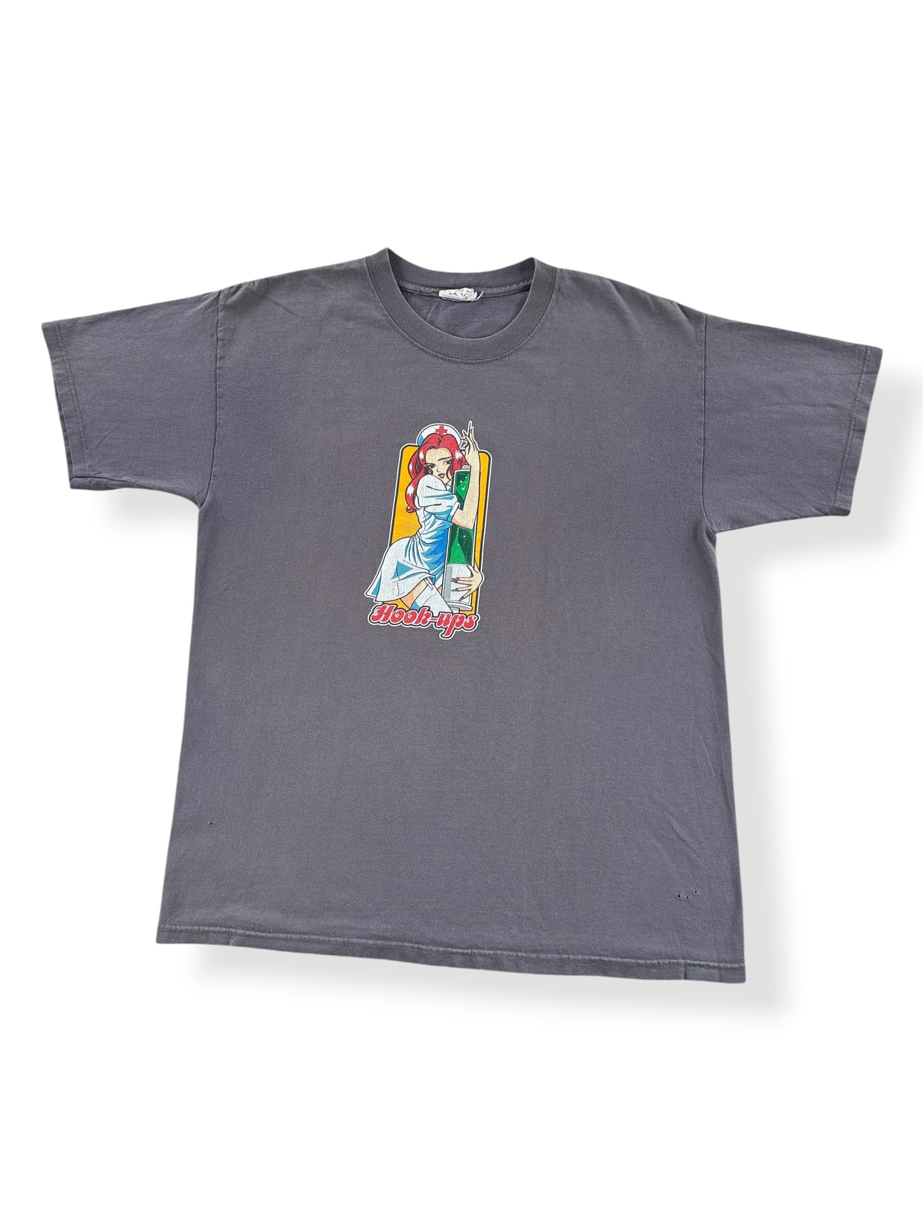 Front of Vintage Hook-Ups Nurse Mika Needle Tee SZ L