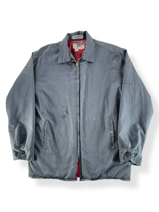 Front of Vintage Work Wear Gas Station Jacket Quilted Liner SZ M