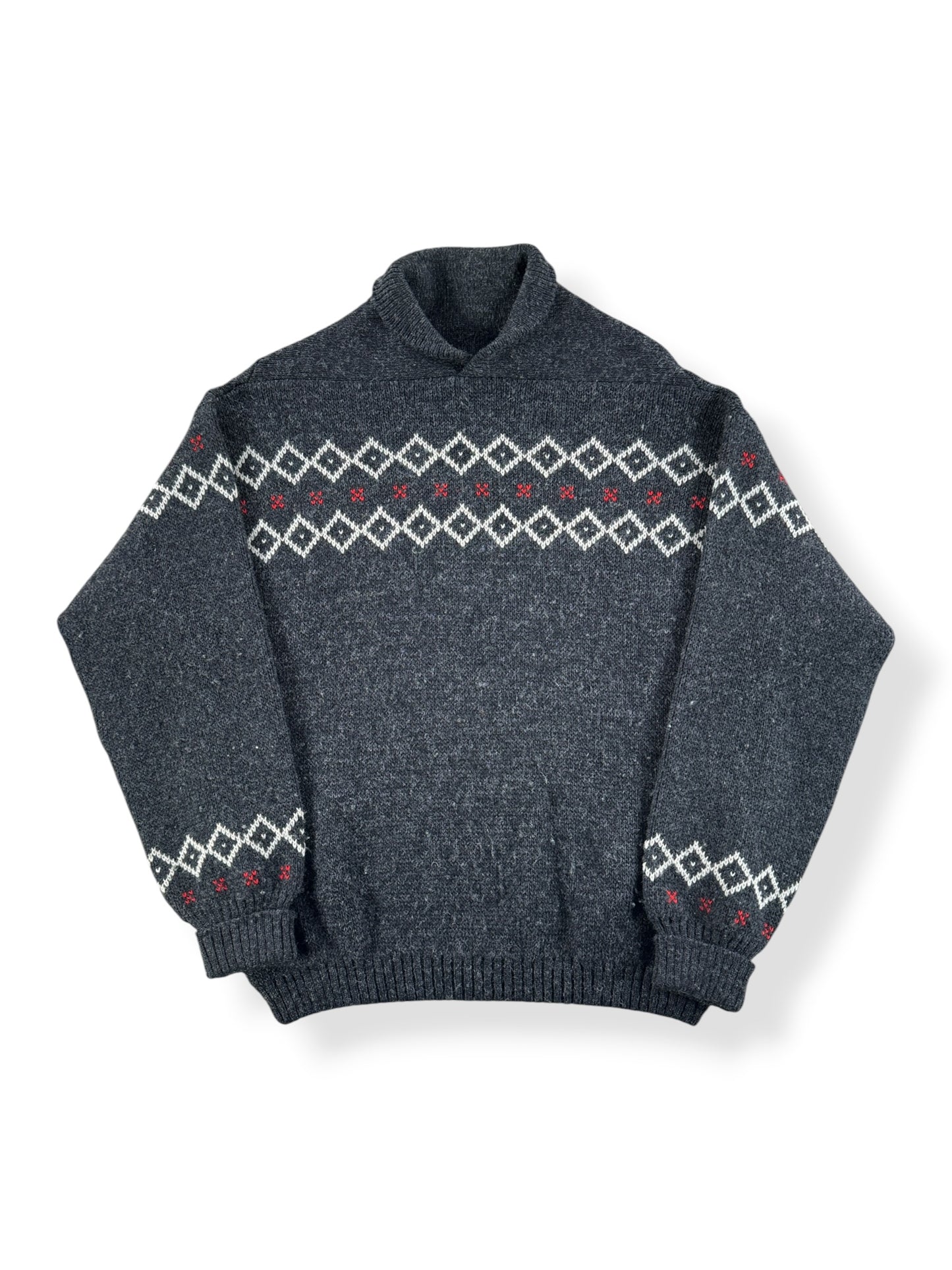 Front of Vintage Norwegian Figgjo Sweater SZ 16