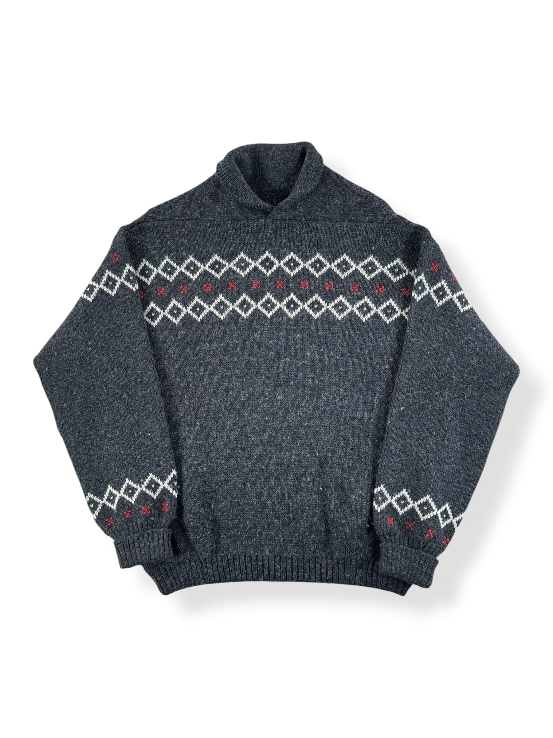Front of Vintage Norwegian Figgjo Sweater SZ 16