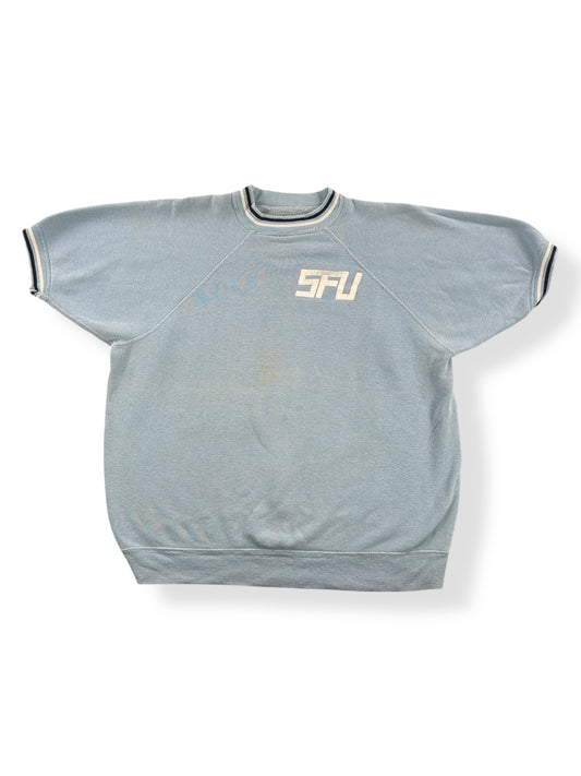 Front of Vintage SFU Shortie Crewneck AS IS SZ L