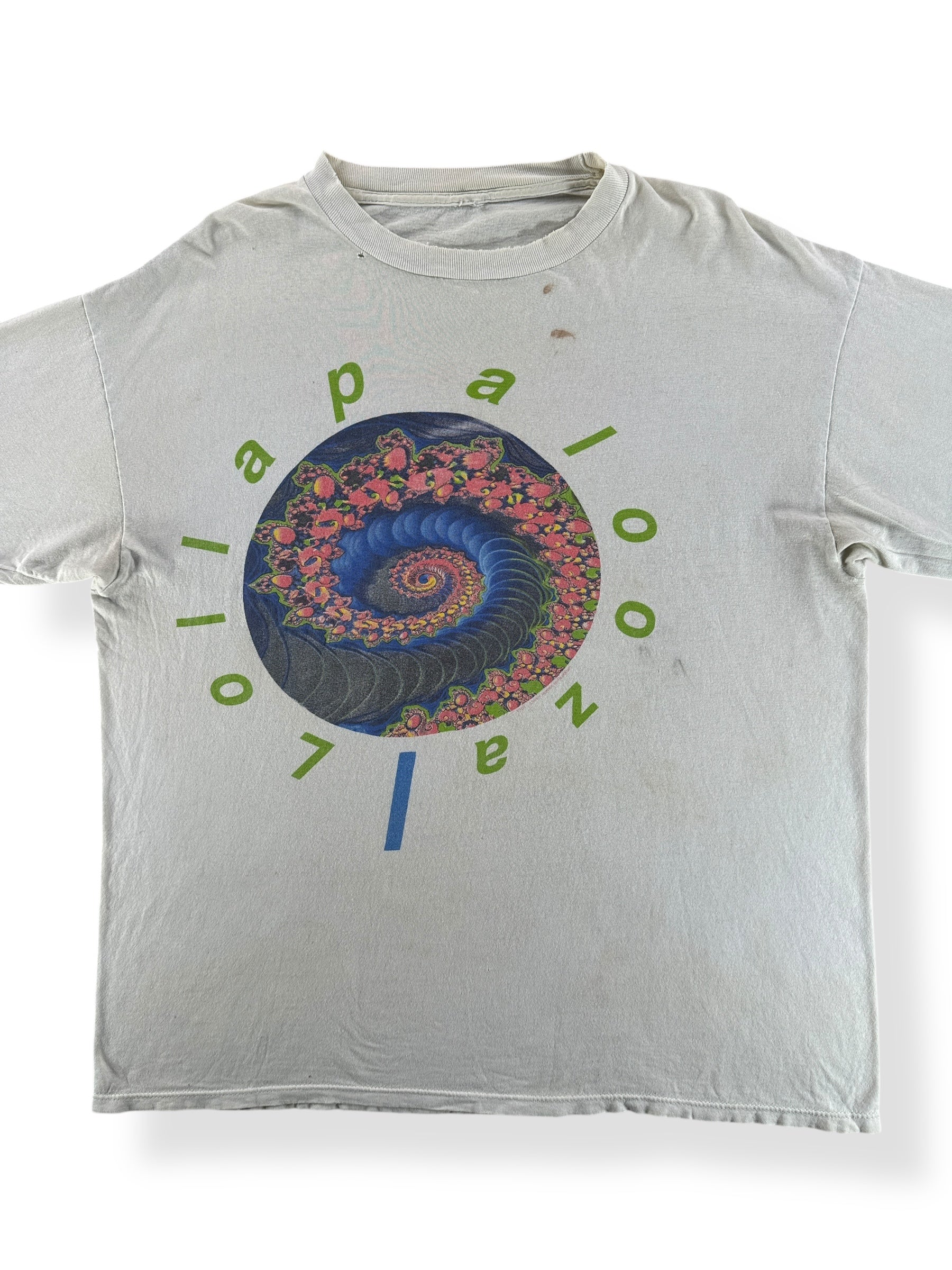 Front Close Up of Vintage 1991 Lollapalooza Tee SZ XL AS IS