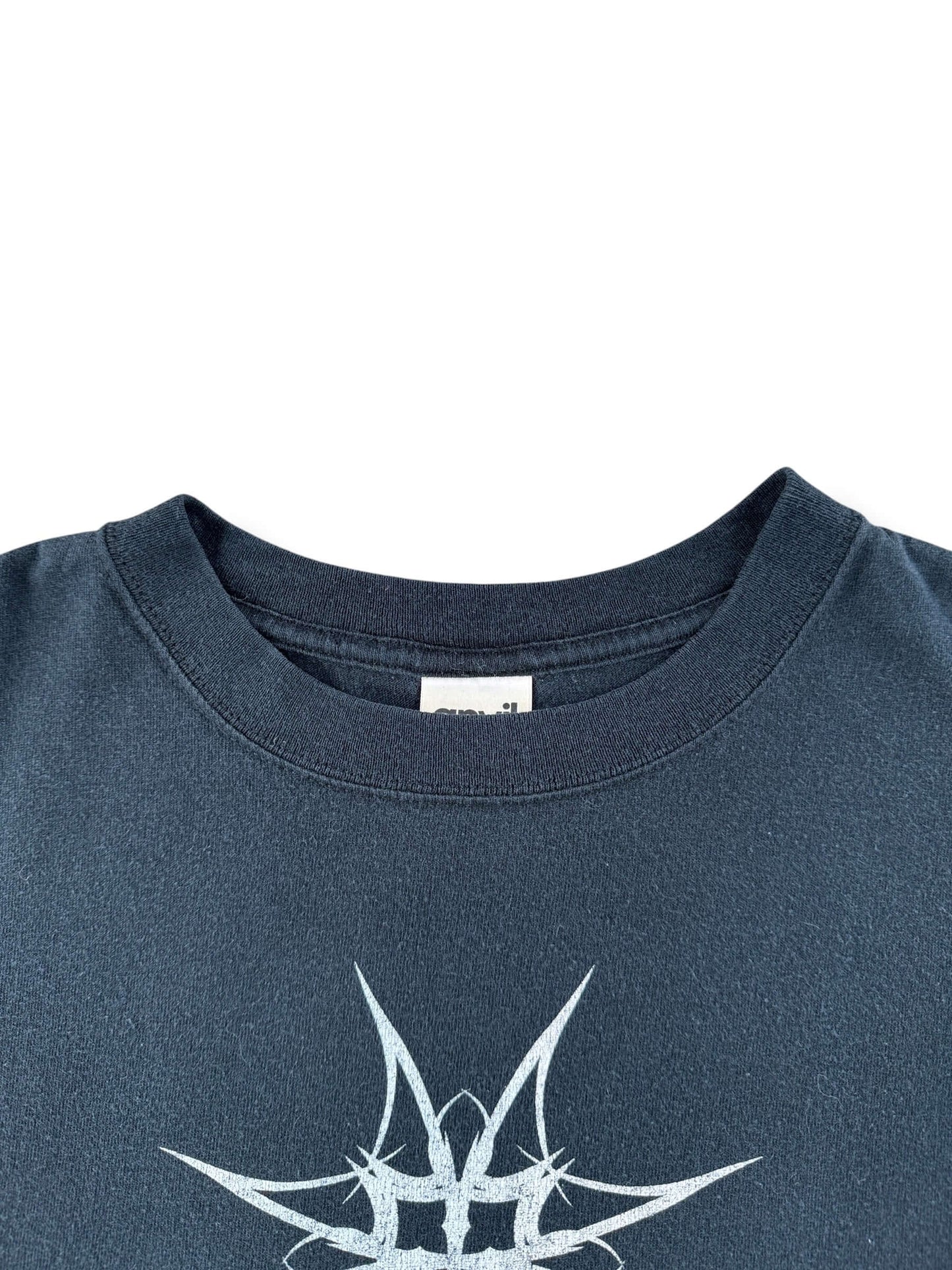 Collar on Vintage Emperor Band Tee SZ S