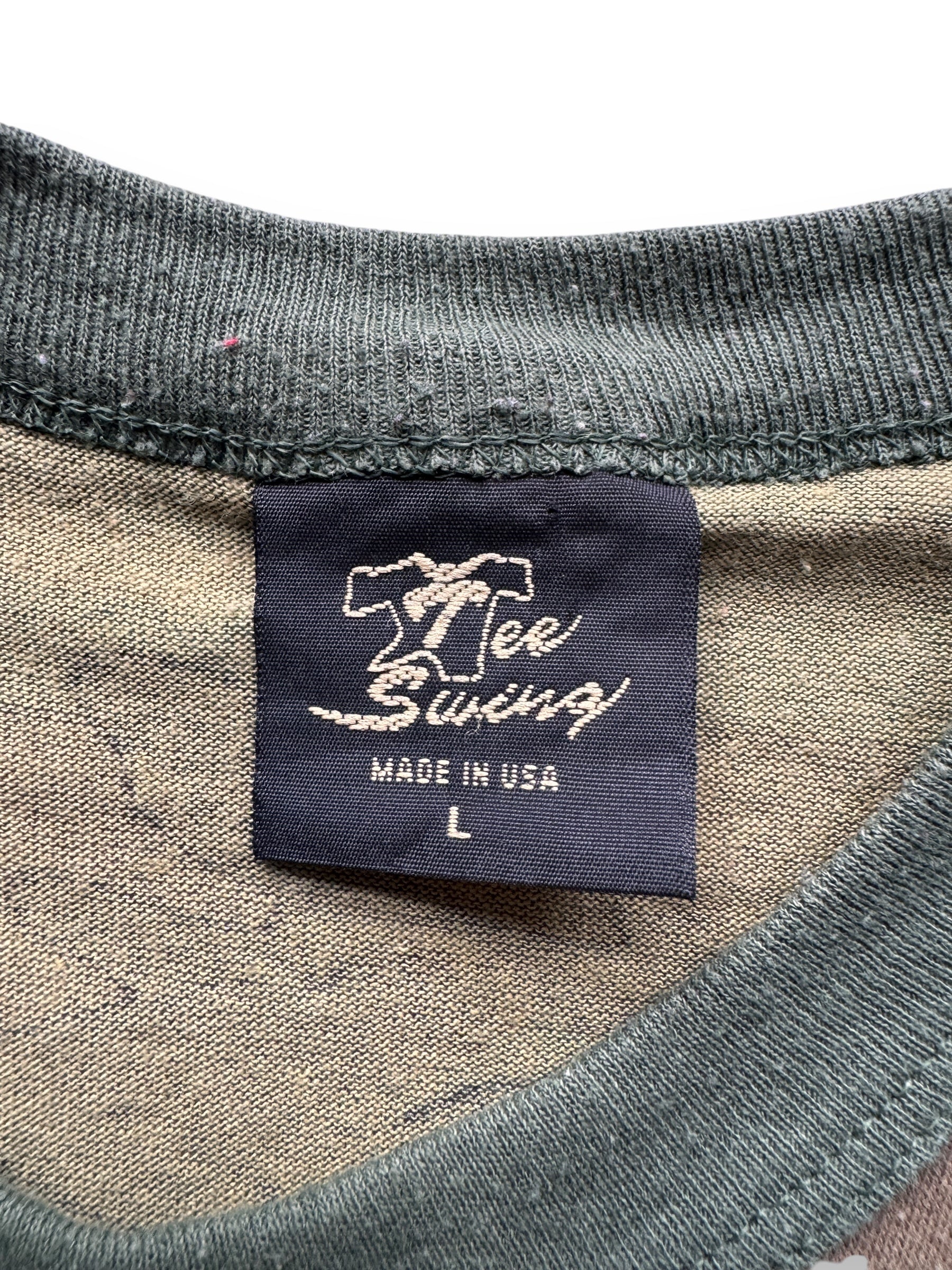 tag on Vintage Tee Swing Camo Tee SZ L