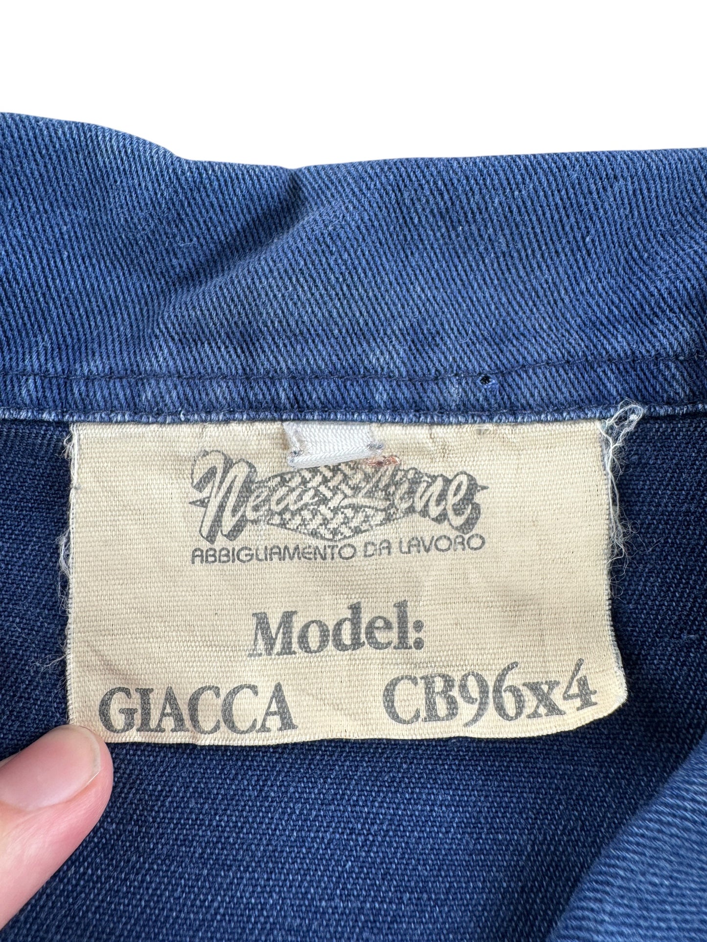 Tag on Vintage French Chore Coat SZ XL