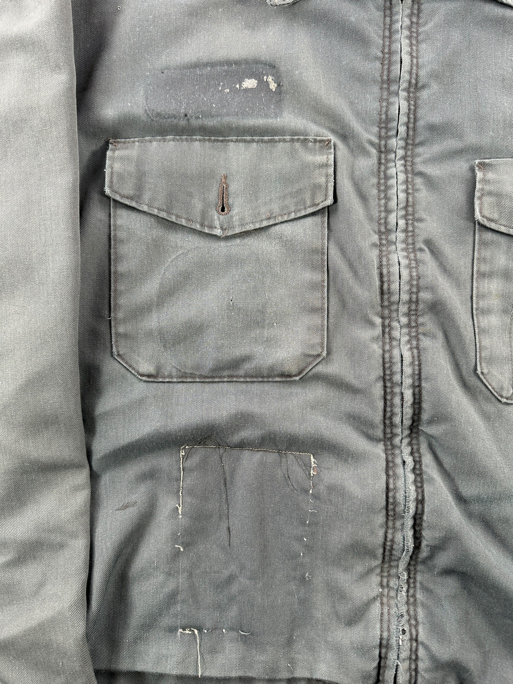 Missing Patches on Vintage Cringe Hardcore Drunk Gas Station Jacket SZ XL