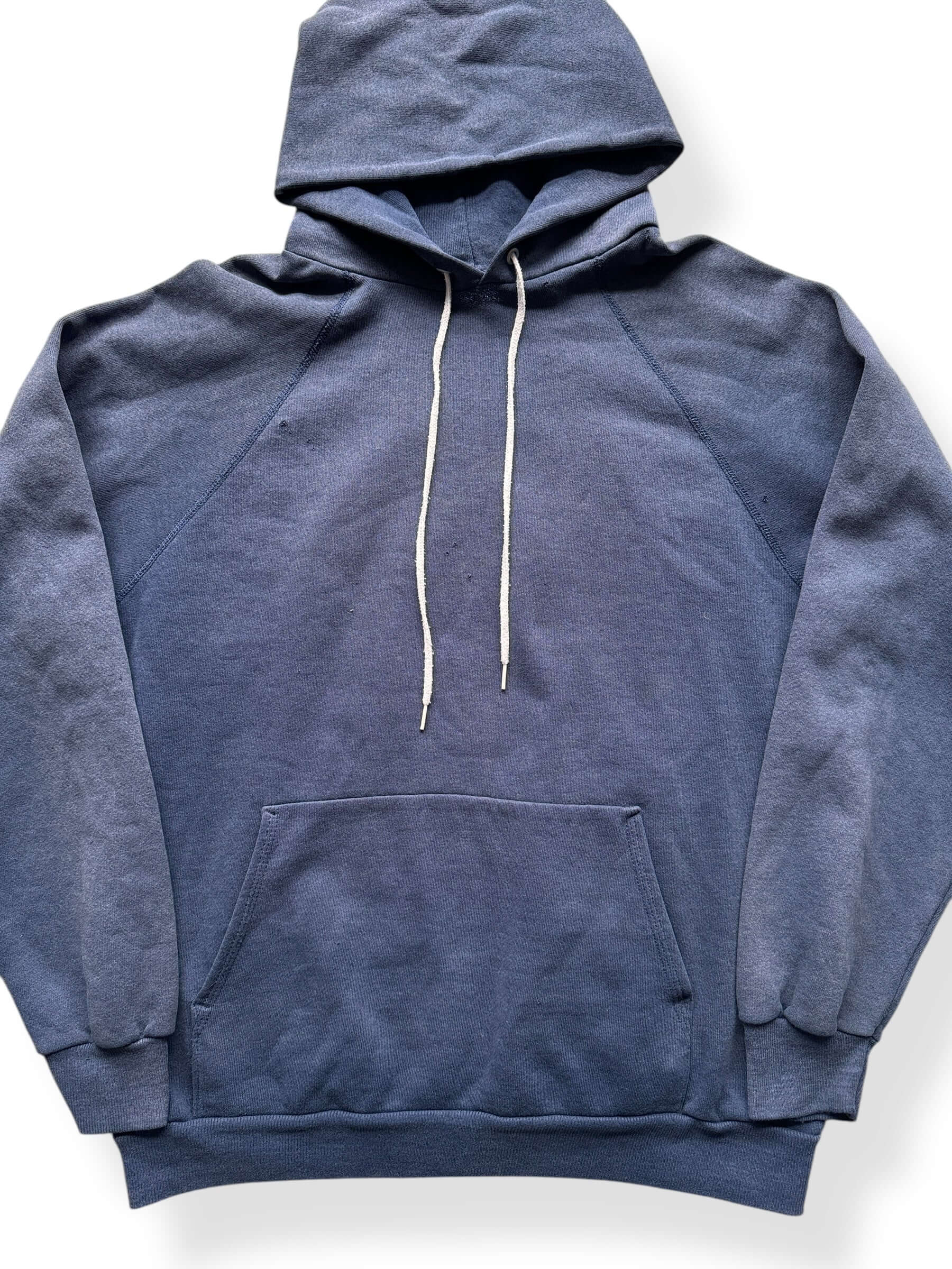 Front Close Up of Vintage Hanes 50/50 Navy Hoodie SZ XL