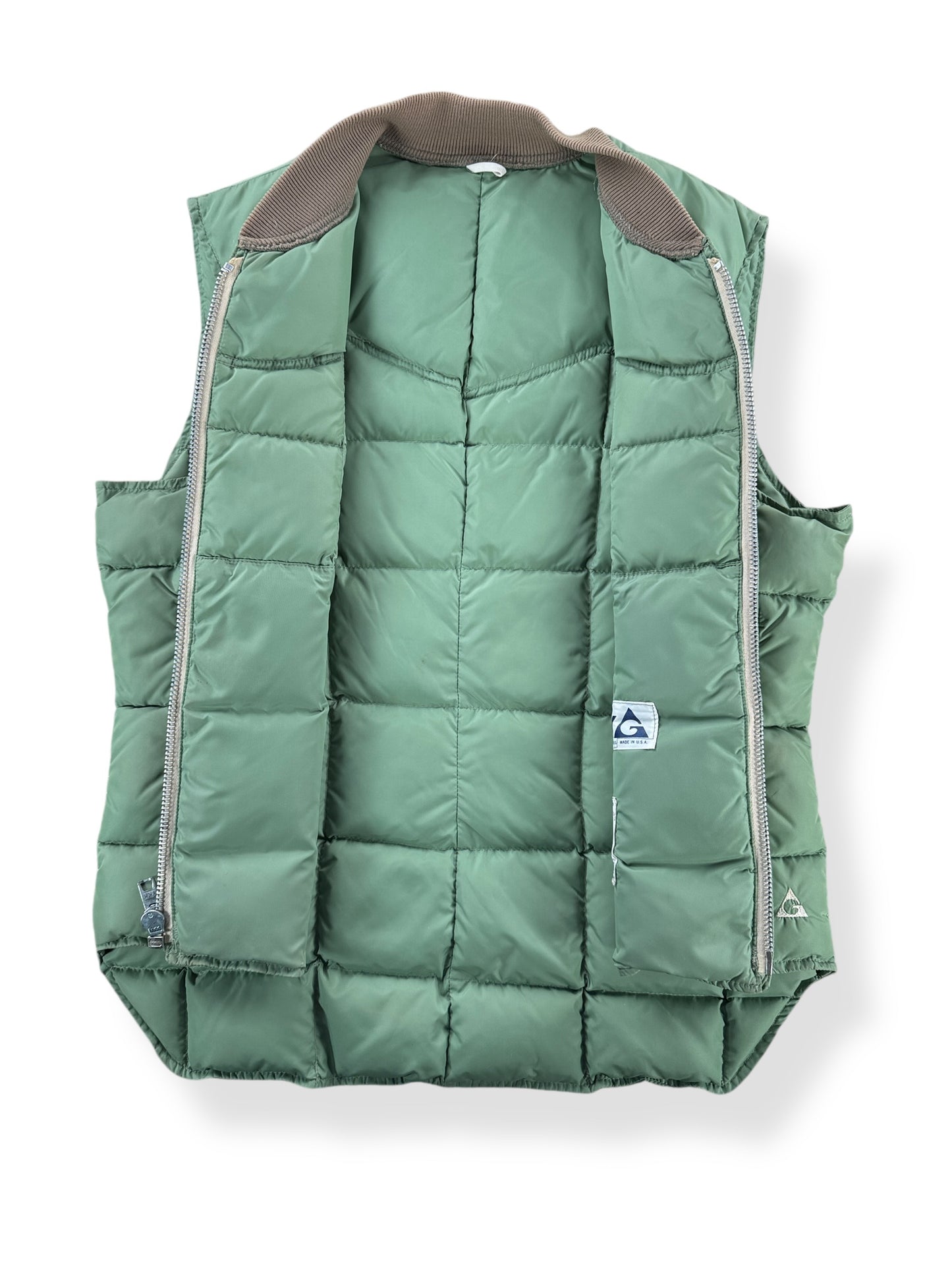Inside of Vintage Gerry Puffer Vest SZ L