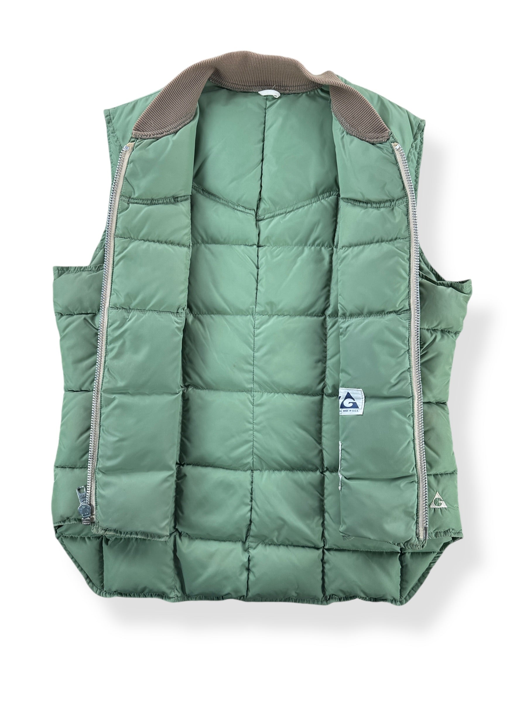 Inside of Vintage Gerry Puffer Vest SZ L