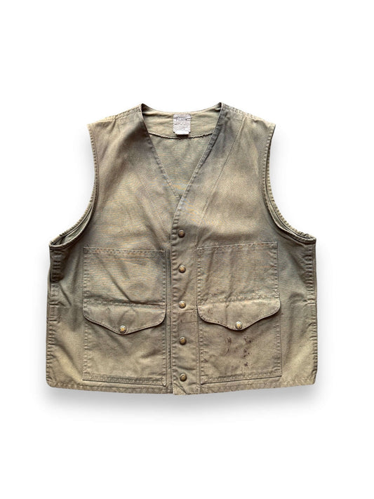 Vintage Filson Tin Cloth Vest SZ 42