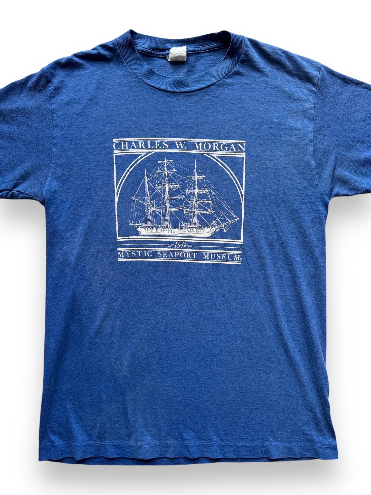 front close up of Vintage Mystic Seaport Museum Tee SZ M