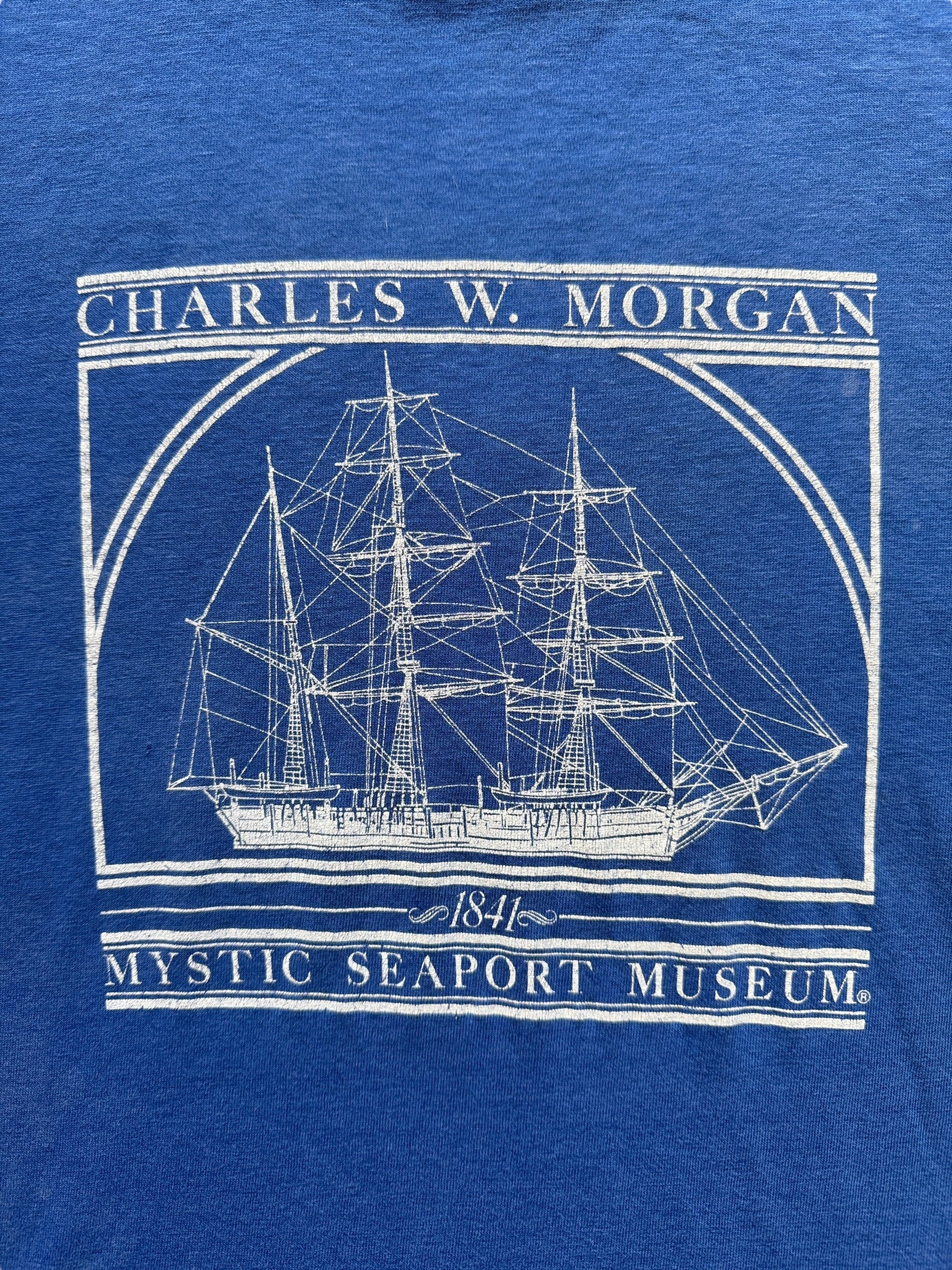 front graphic of Vintage Mystic Seaport Museum Tee SZ M