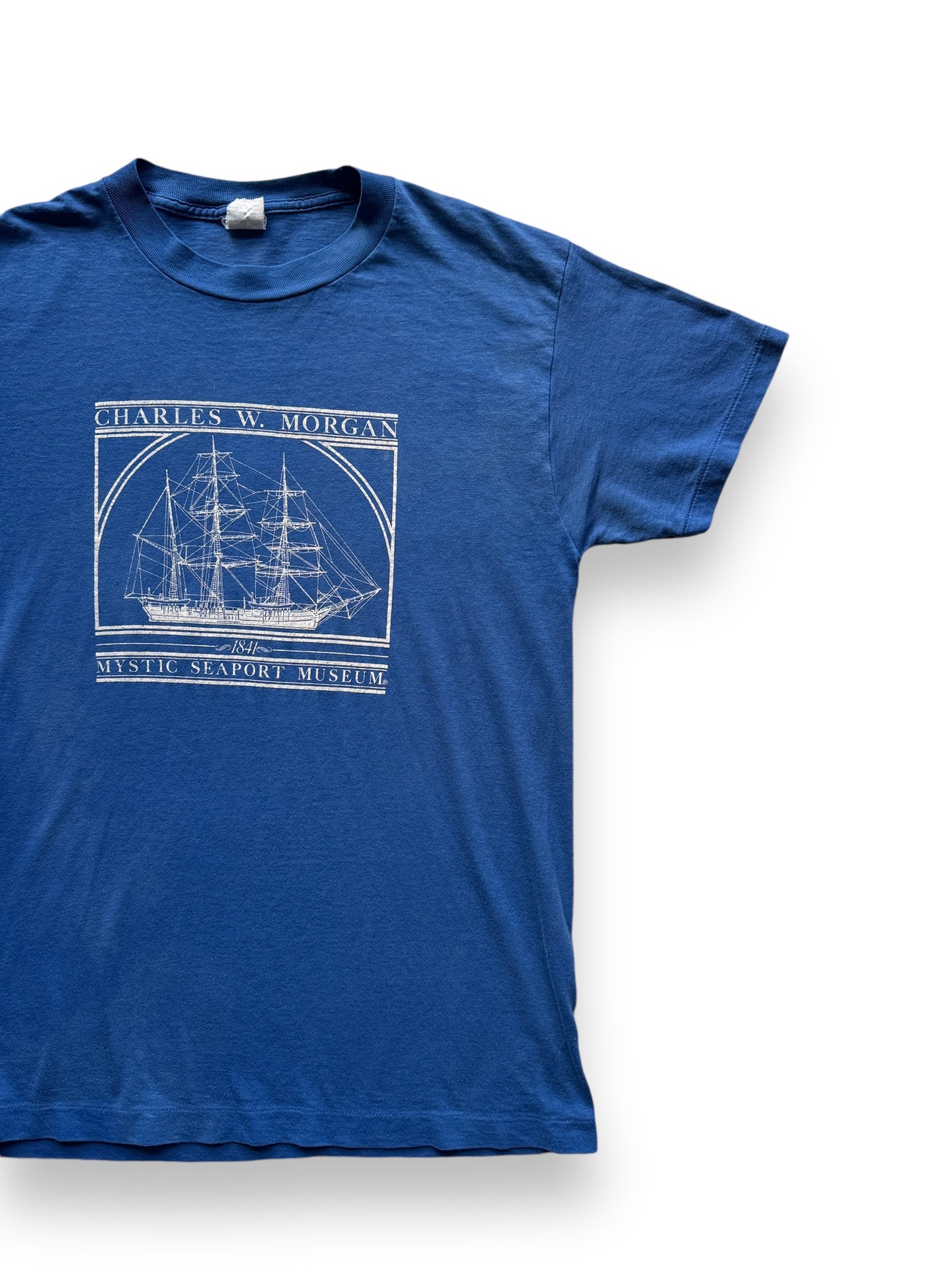 front left of Vintage Mystic Seaport Museum Tee SZ M