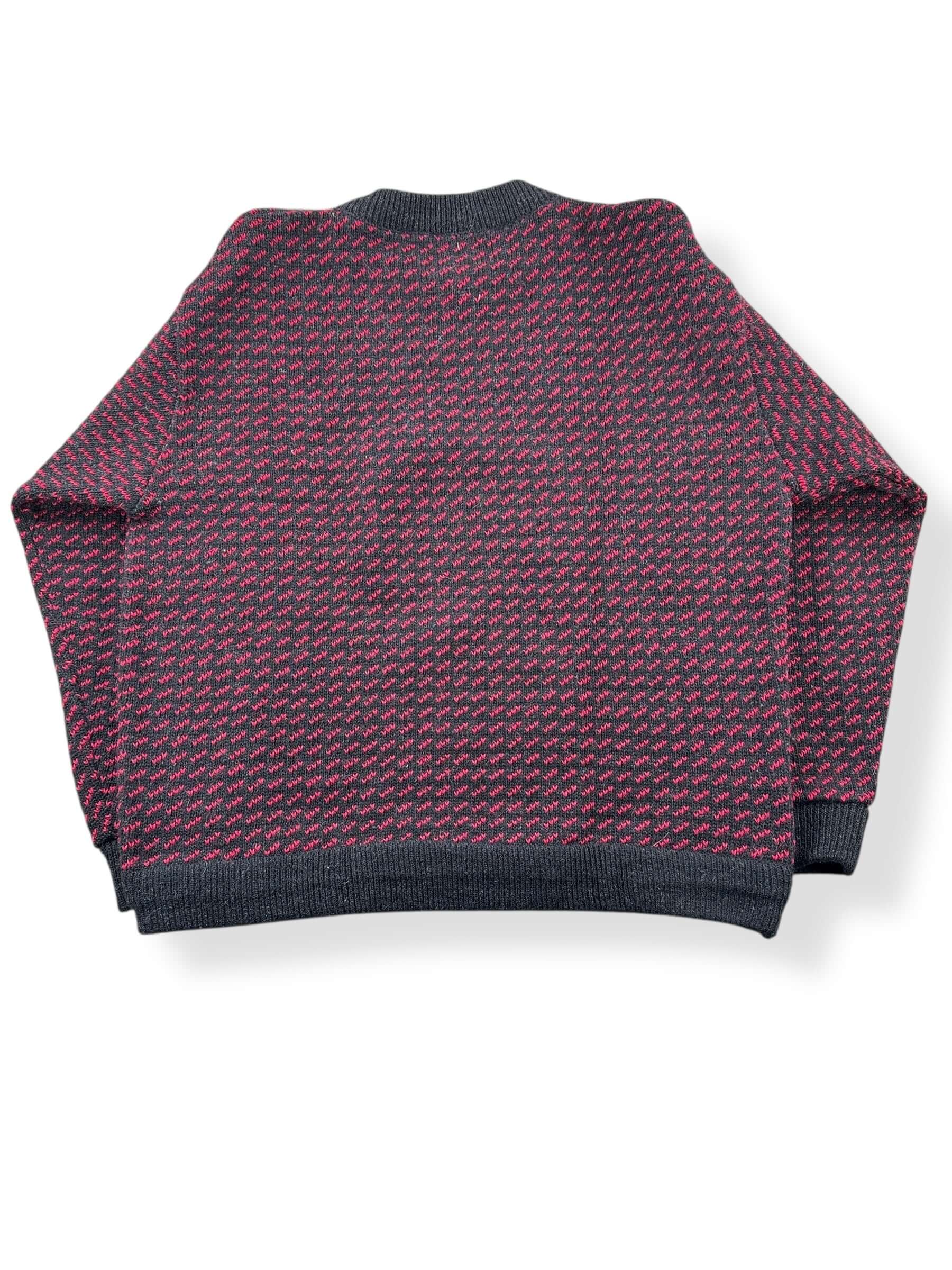 Vintage L.L. Bean Red & Black Norwegian Birdseye Sweater SZ L