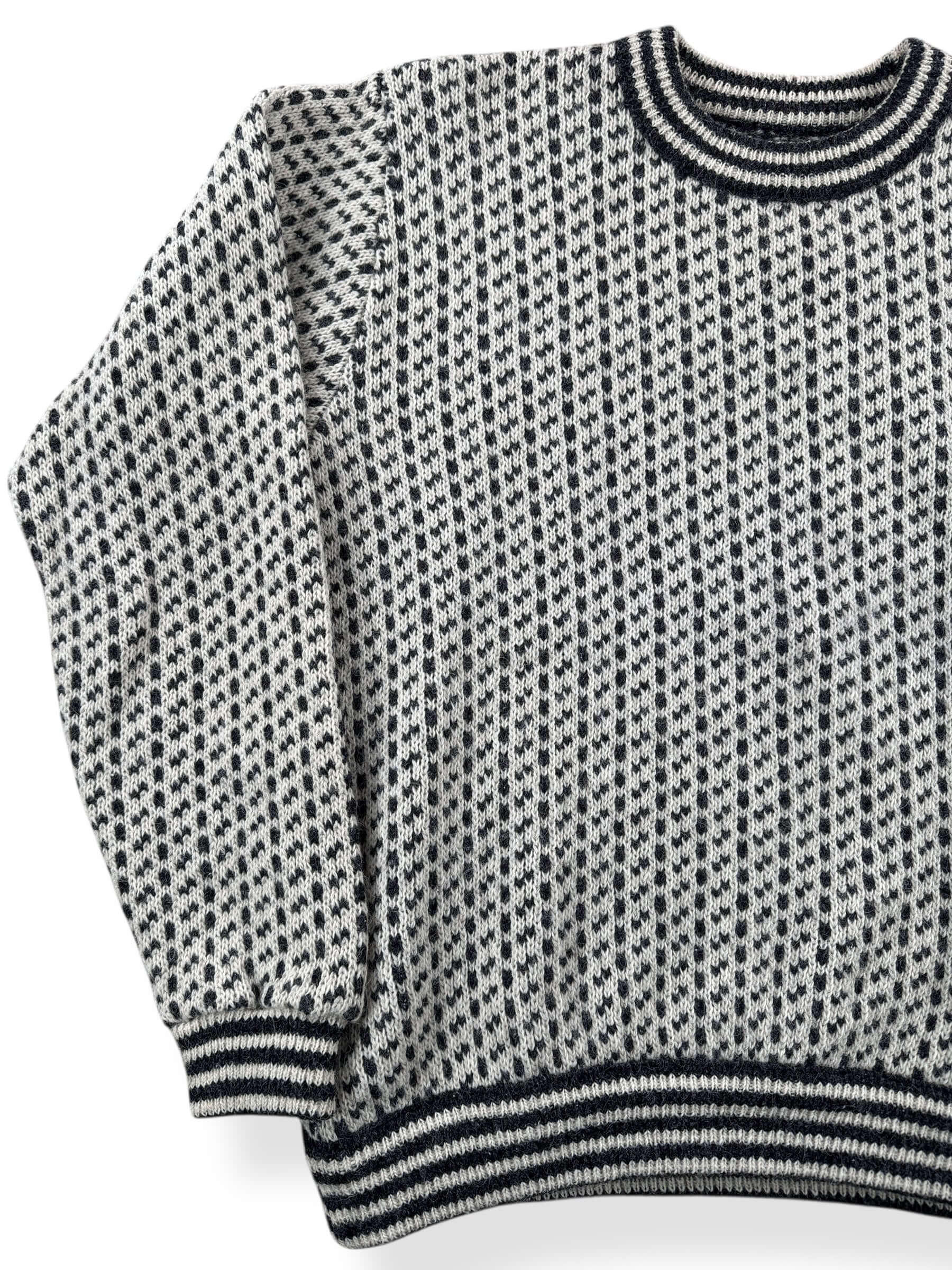 Vintage L.L. Bean Norwegian Birdseye Sweater SZ M – The Barn Owl