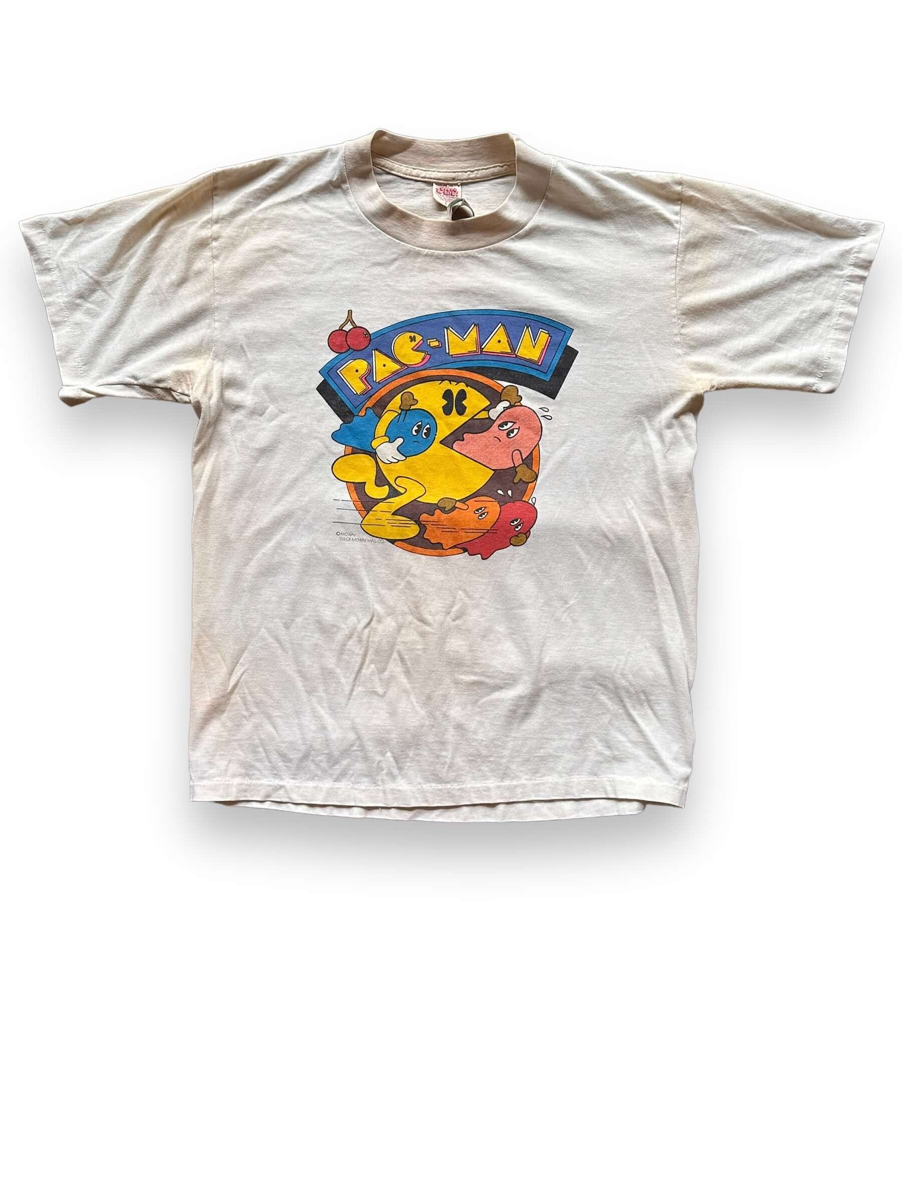 front of Vintage Pac-Man Tee SZ L | Vintage Graphic Tee Seattle | Barn Owl Vintage