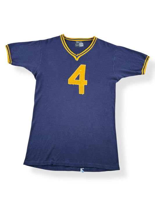 Front of Vintage Bukta Zeebux "4" Jersey SZ L