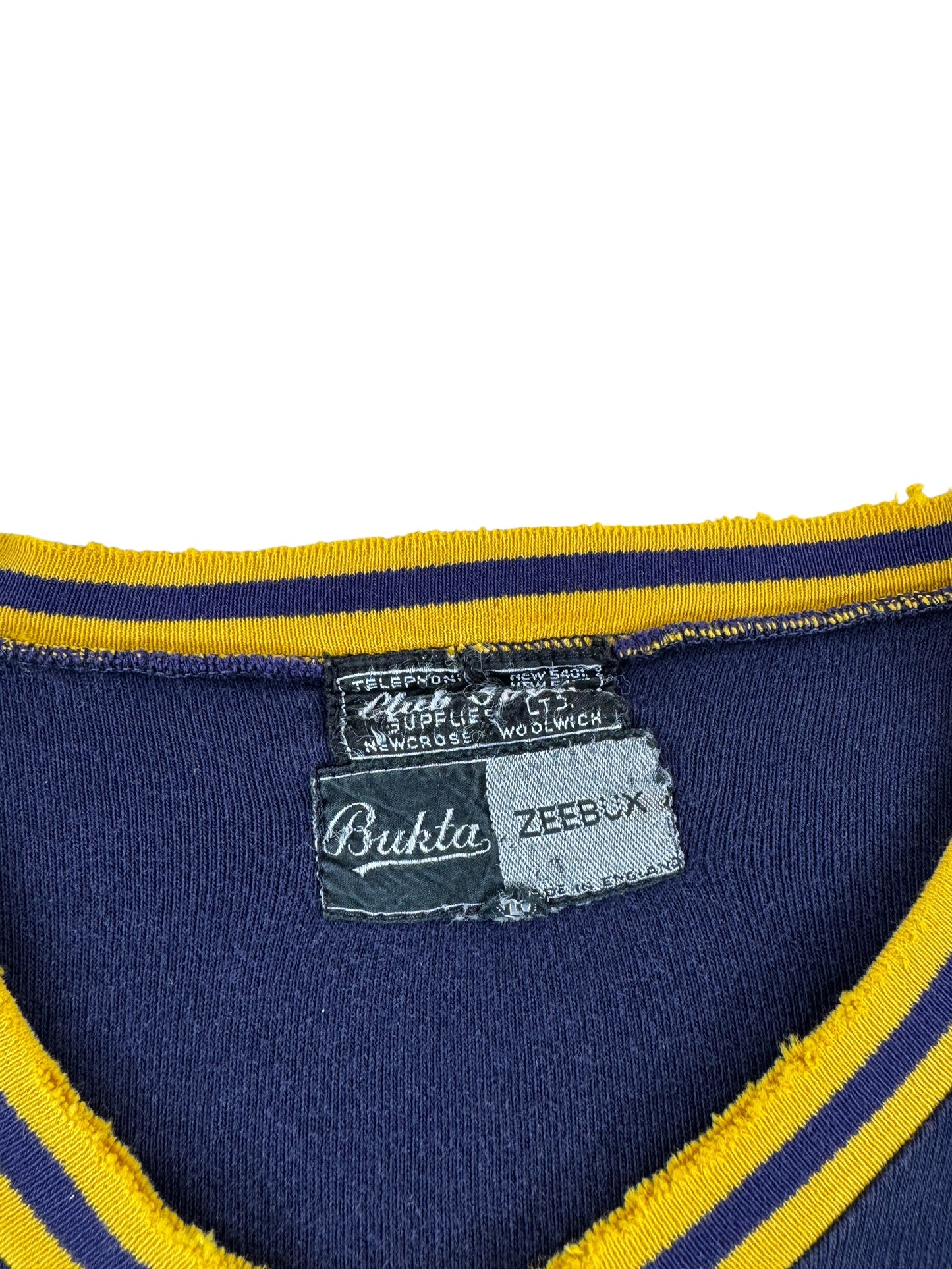 Tag on Vintage Bukta Zeebux "4" Jersey SZ L
