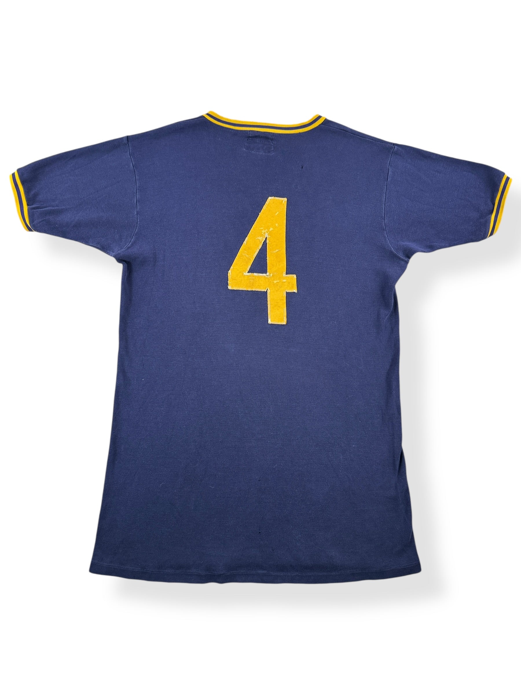 Back of Vintage Bukta Zeebux "4" Jersey SZ L