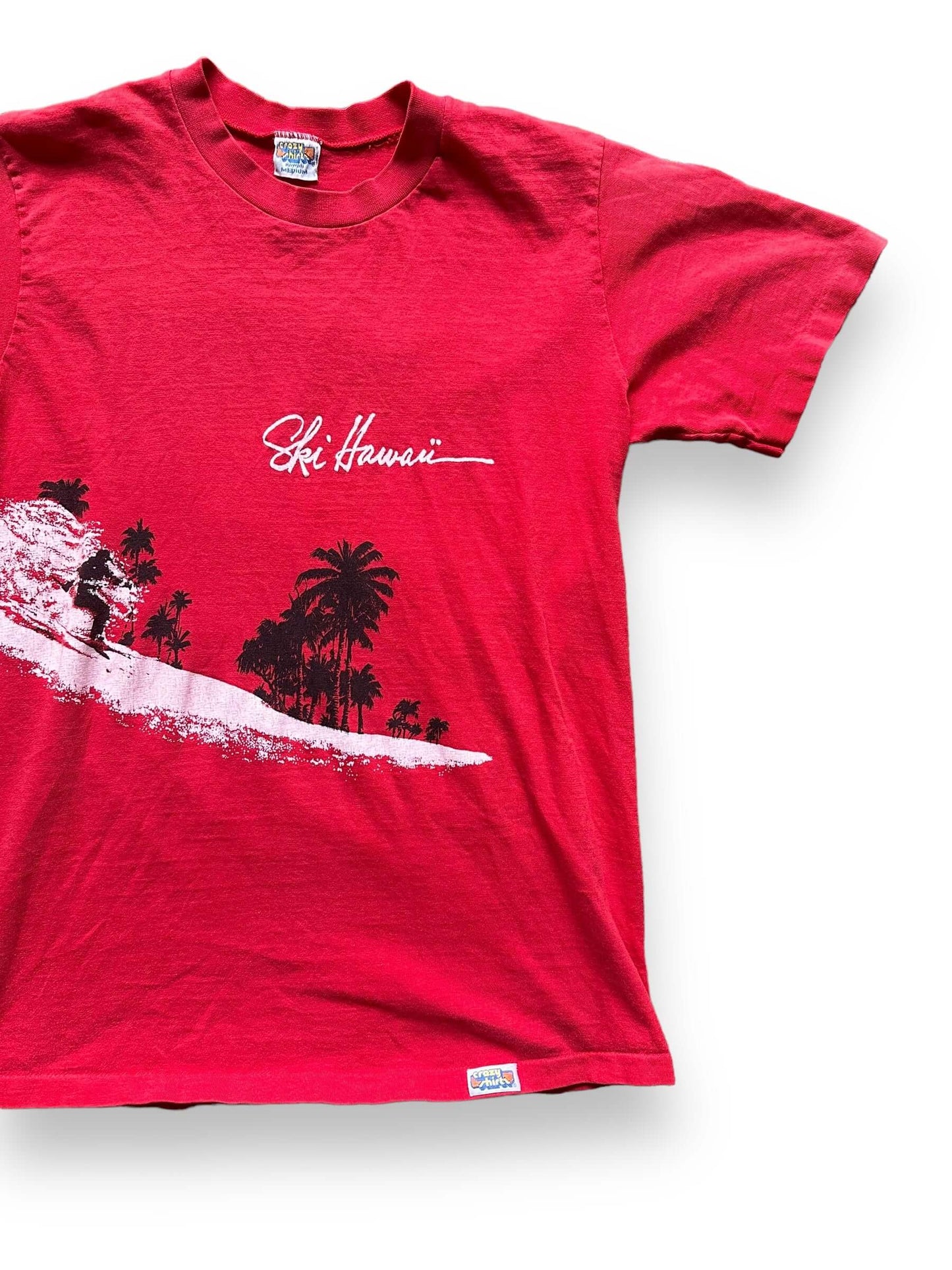 front left of Vintage Ski Hawaii Tee SZ M