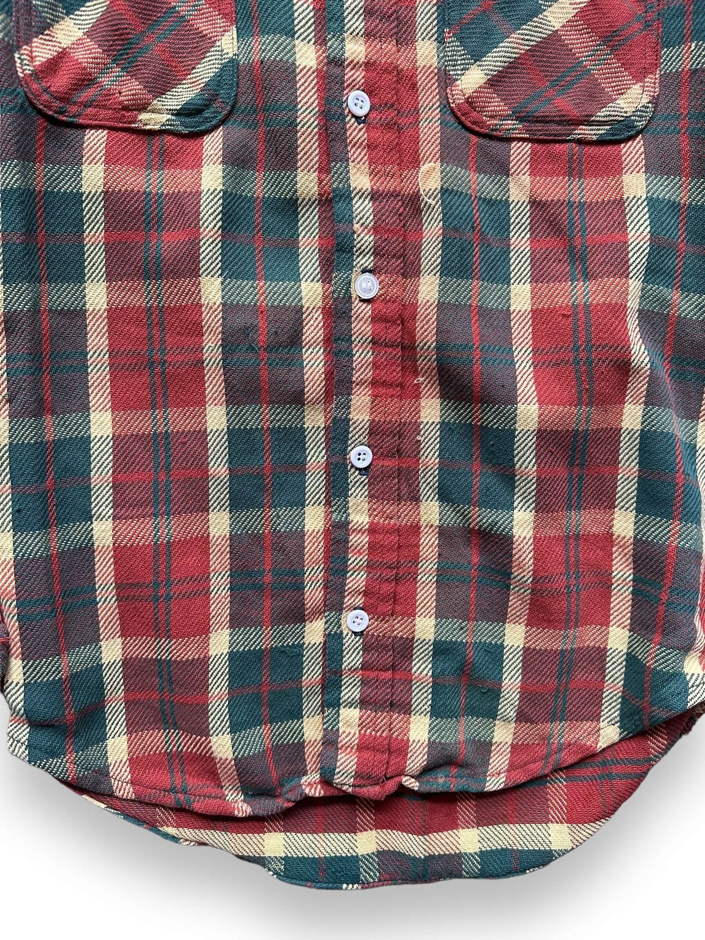 buttons on Vintage Big Mac Cotton Flannel SZ M