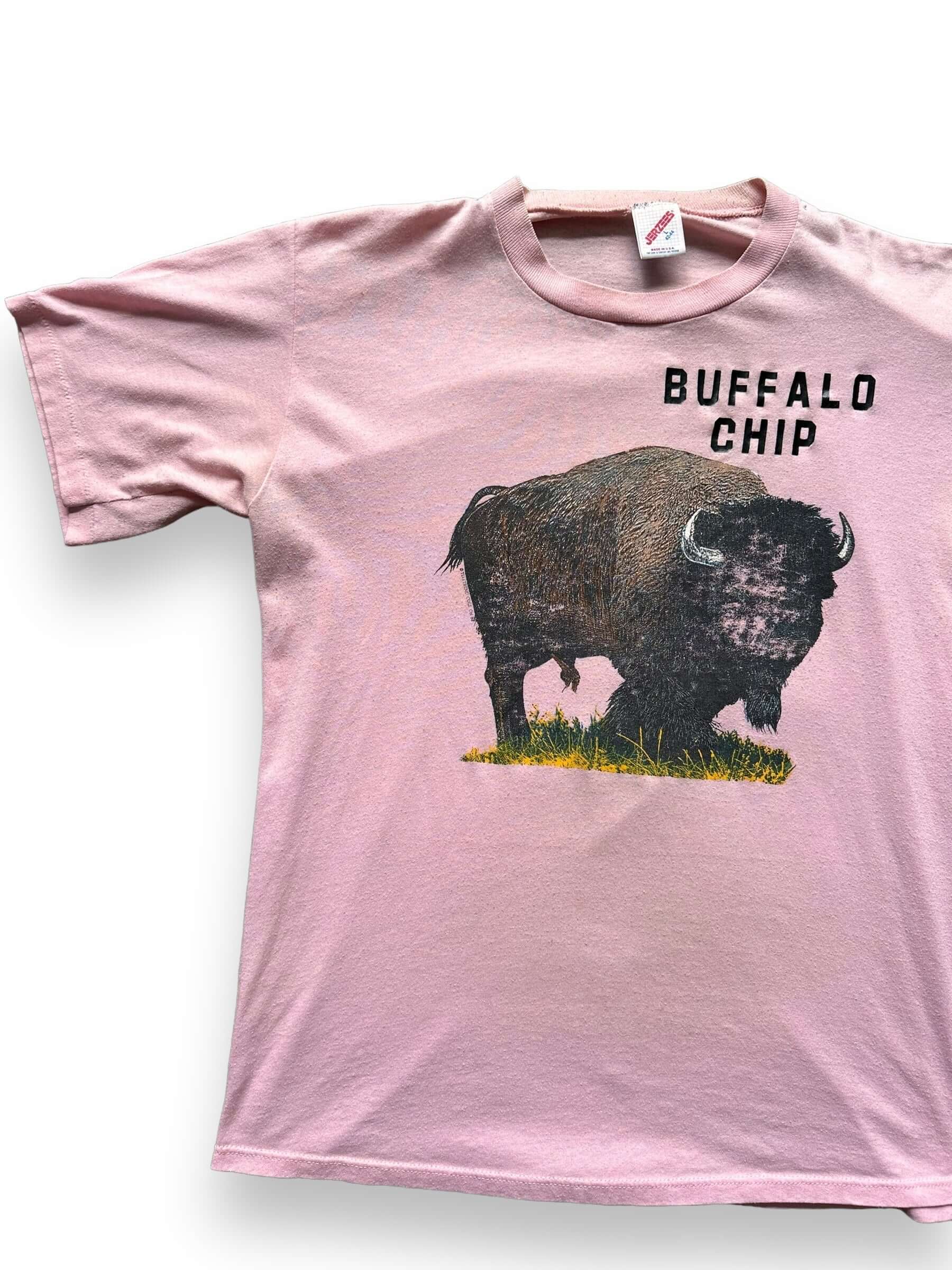 front right on Vintage Buffalo Chip Tee SZ L