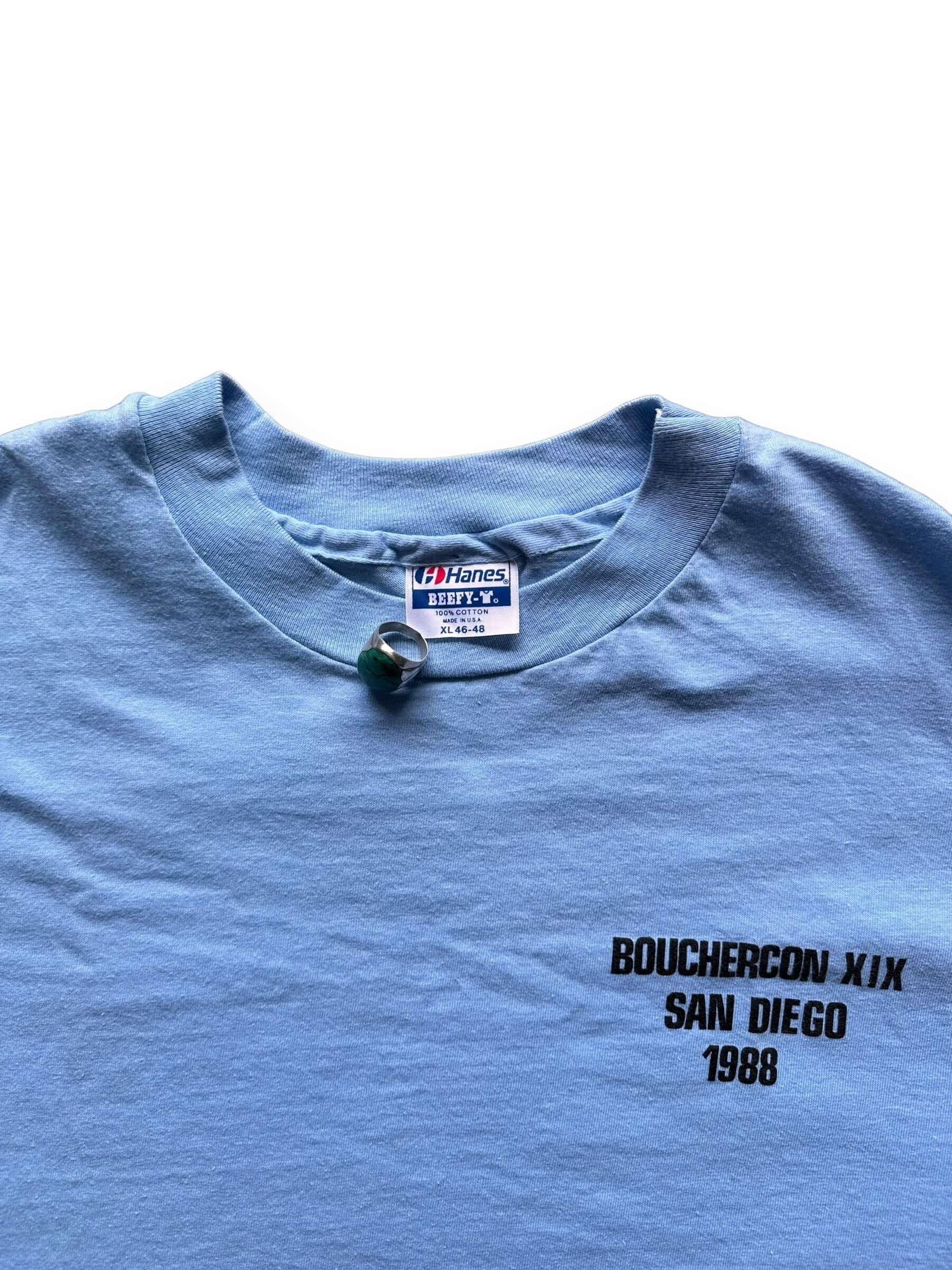 collar on Vintage Bouchercon San Diego Tee SZ XL