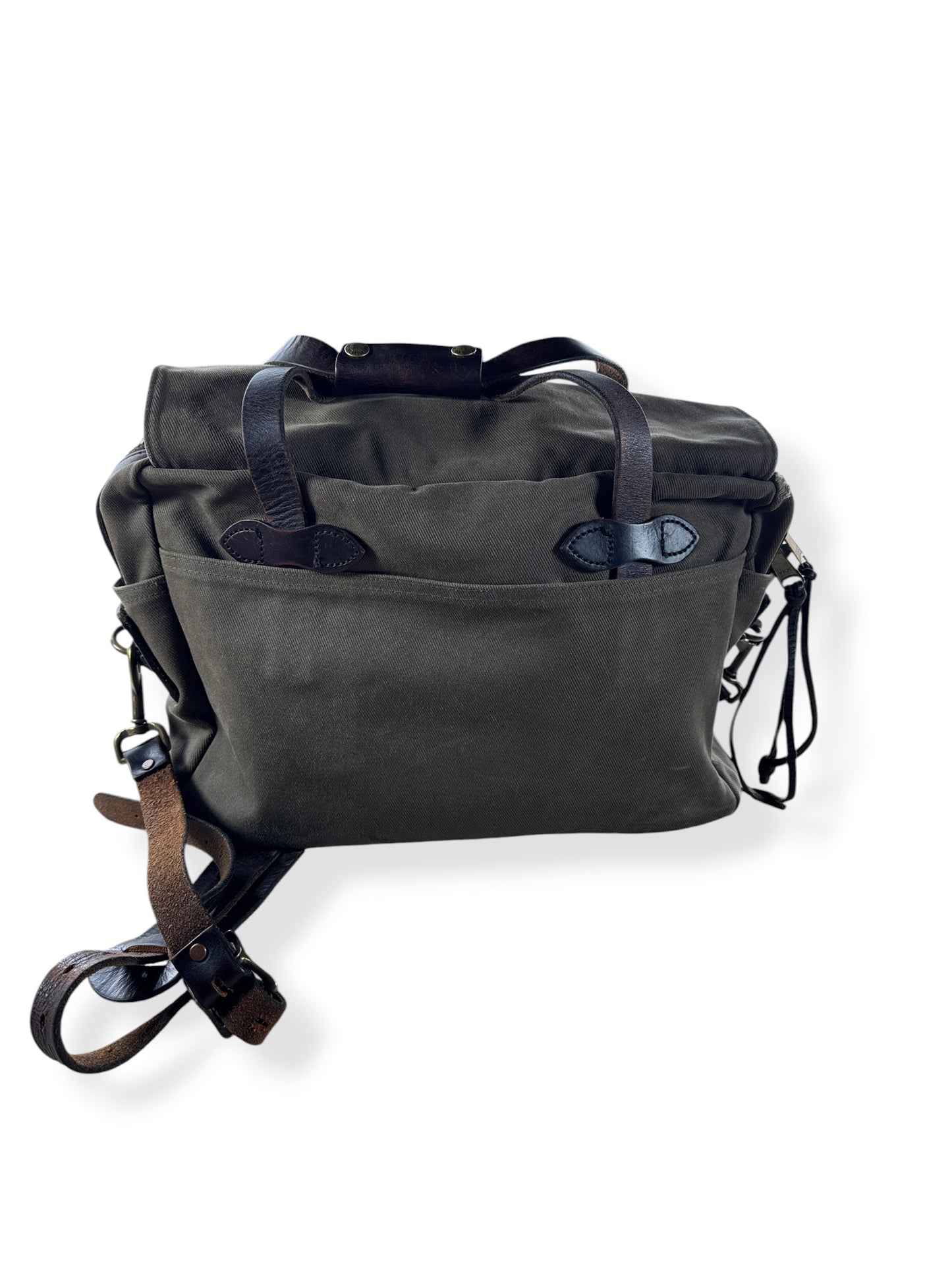 Rear View of Filson Style 257 Computer Bag