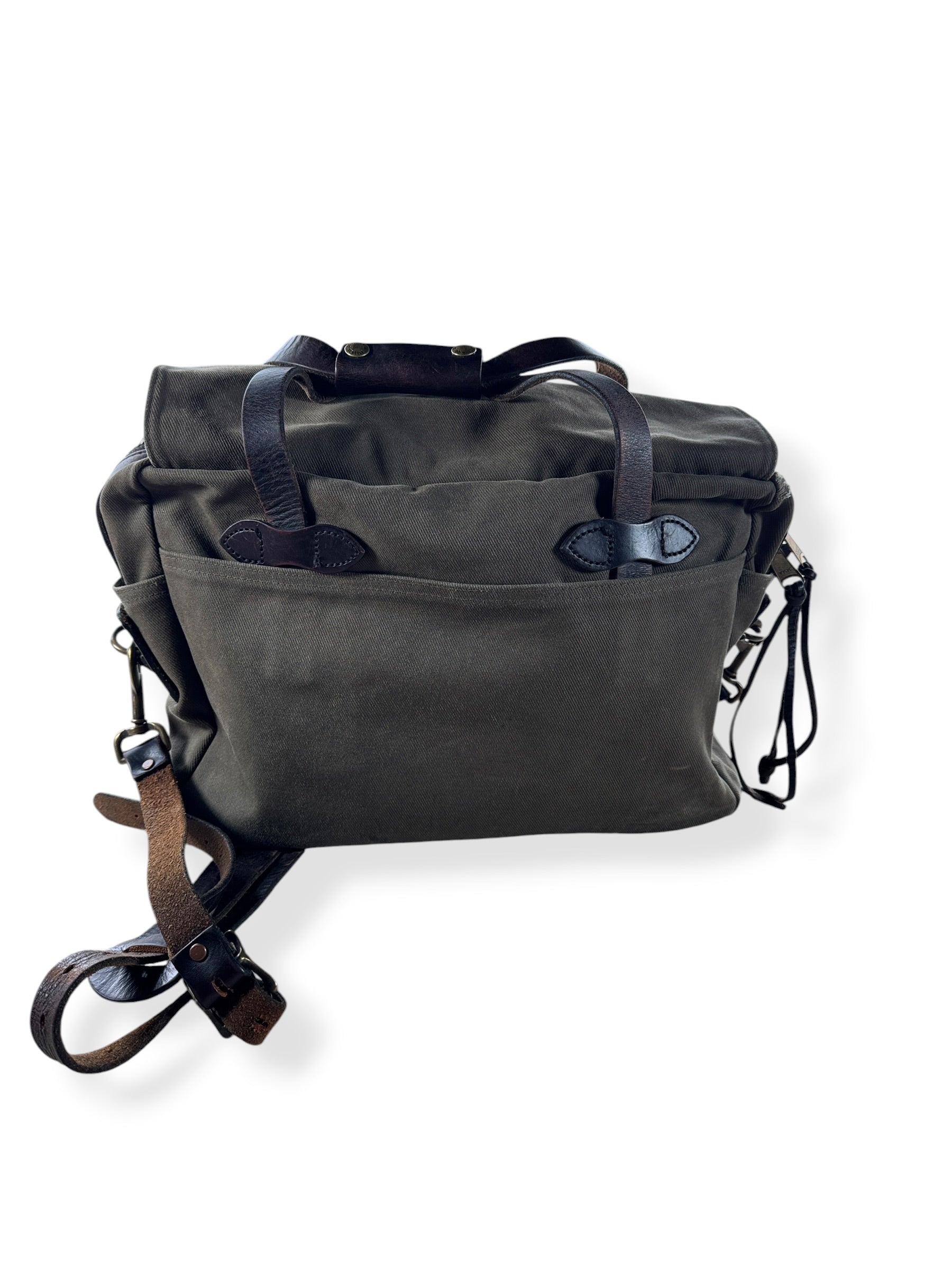 Rear View of Filson Style 257 Computer Bag
