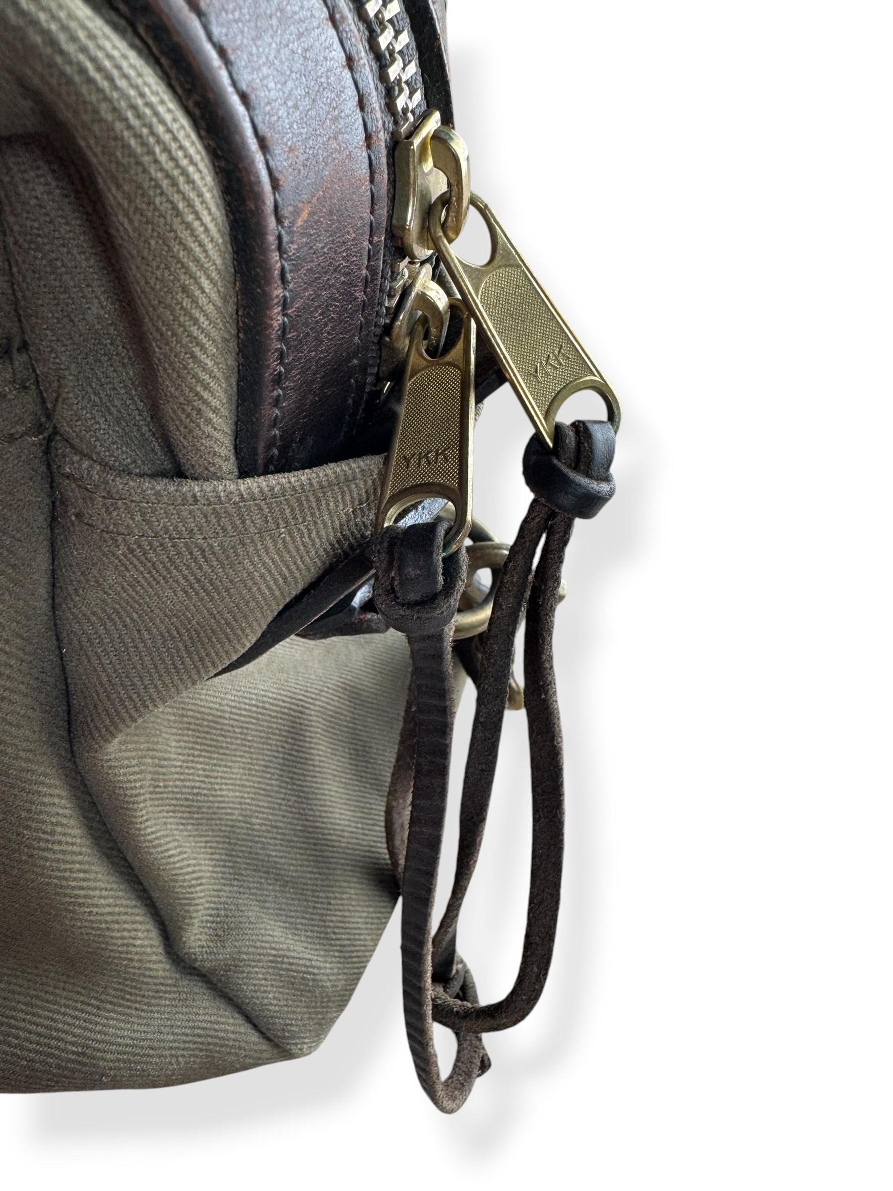 YKK Zipper Pulls on Filson Style 257 Computer Bag