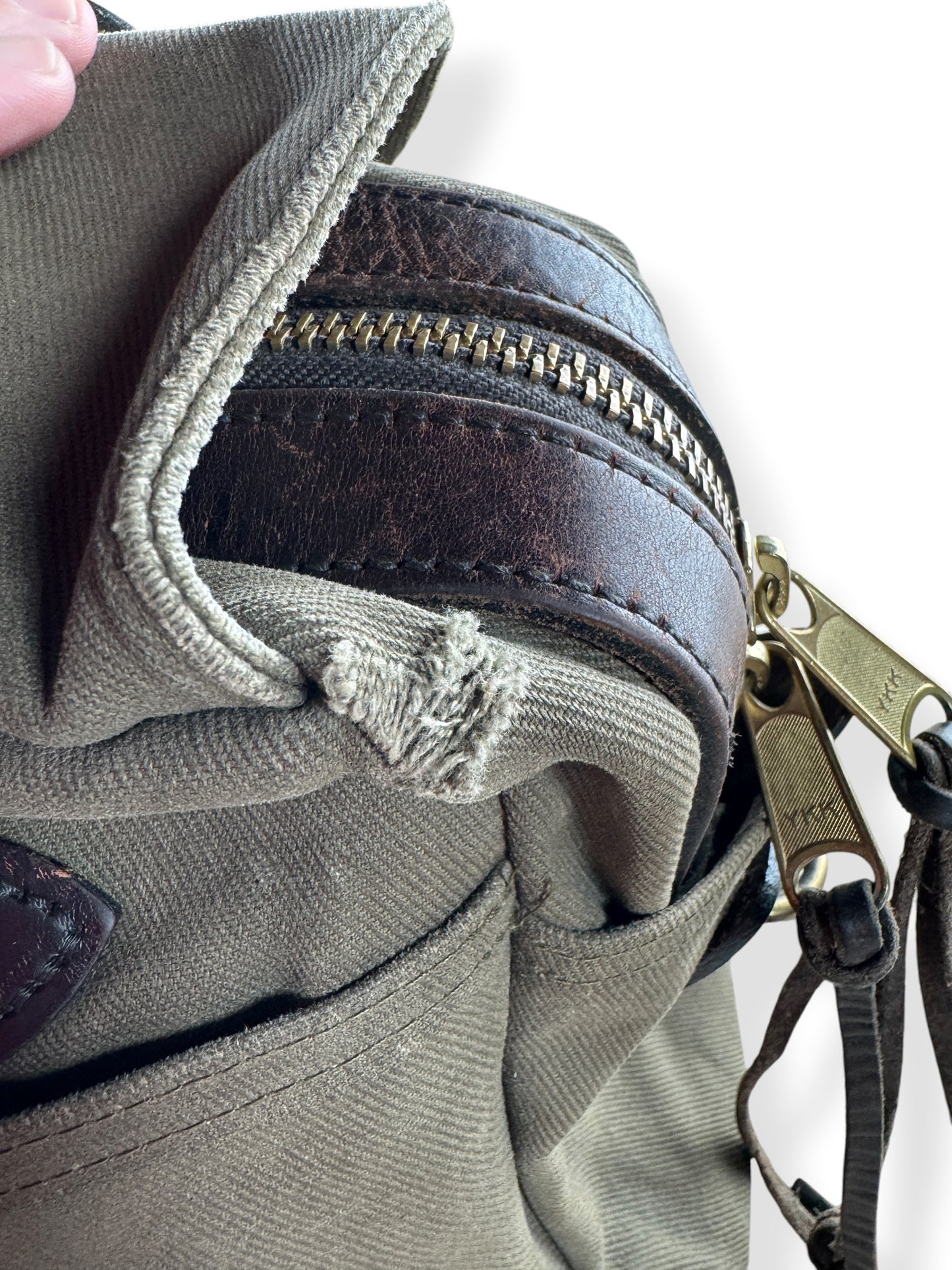 Abrasion on Filson Style 257 Computer Bag