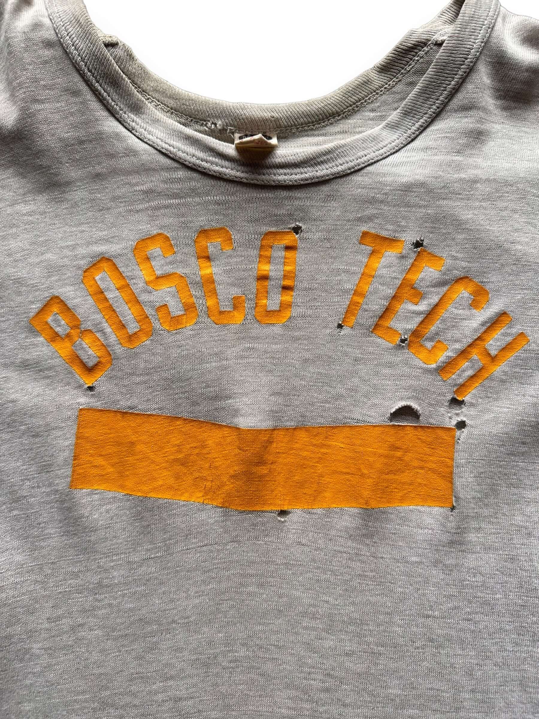 front graphic on Vintage Bosco Tech Distressed Tee SZ M