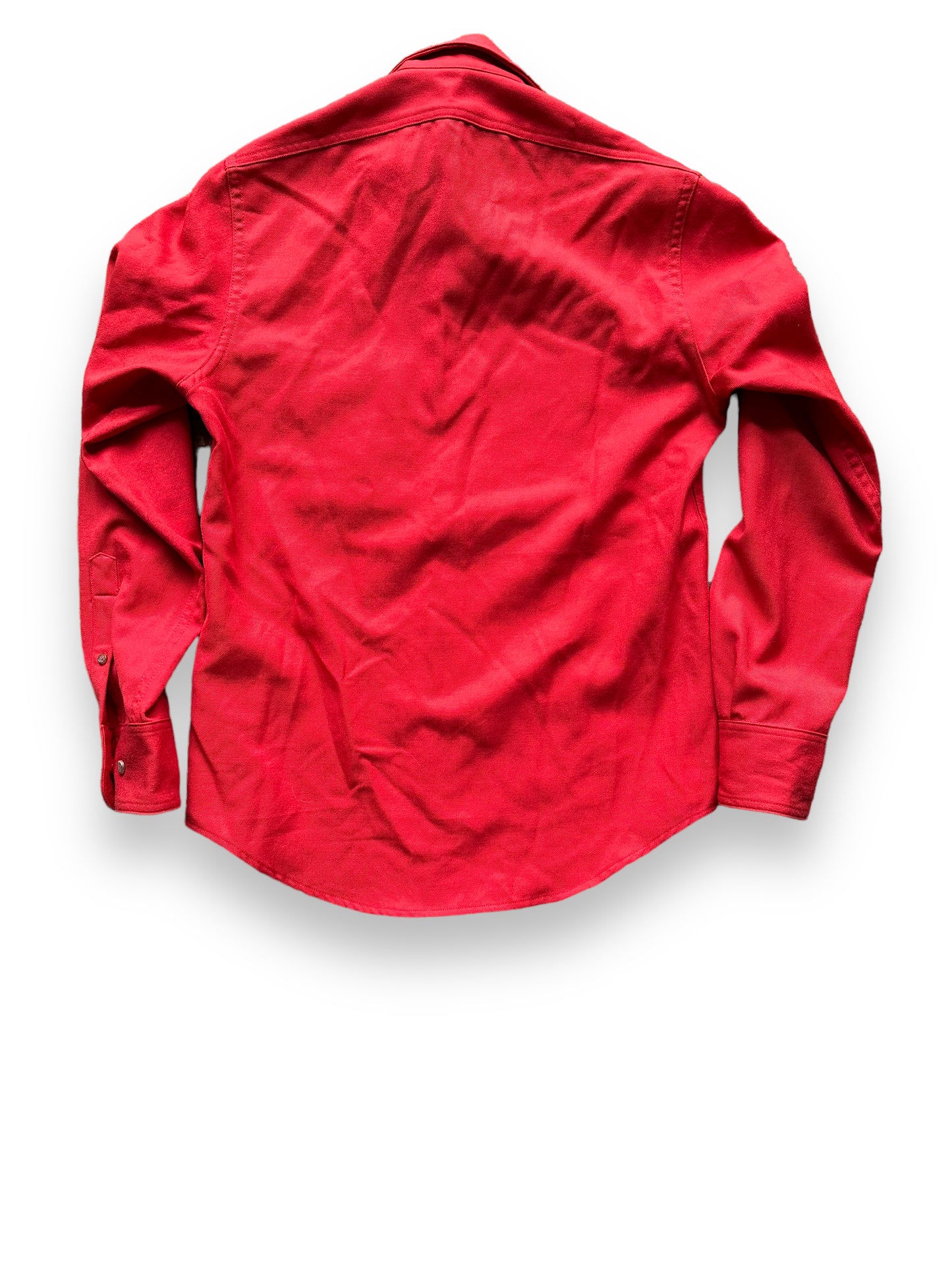Back of Filson Merino Wool Red Scout Shirt |  Barn Owl Vintage Goods | Vintage Filson Workwear Seattle