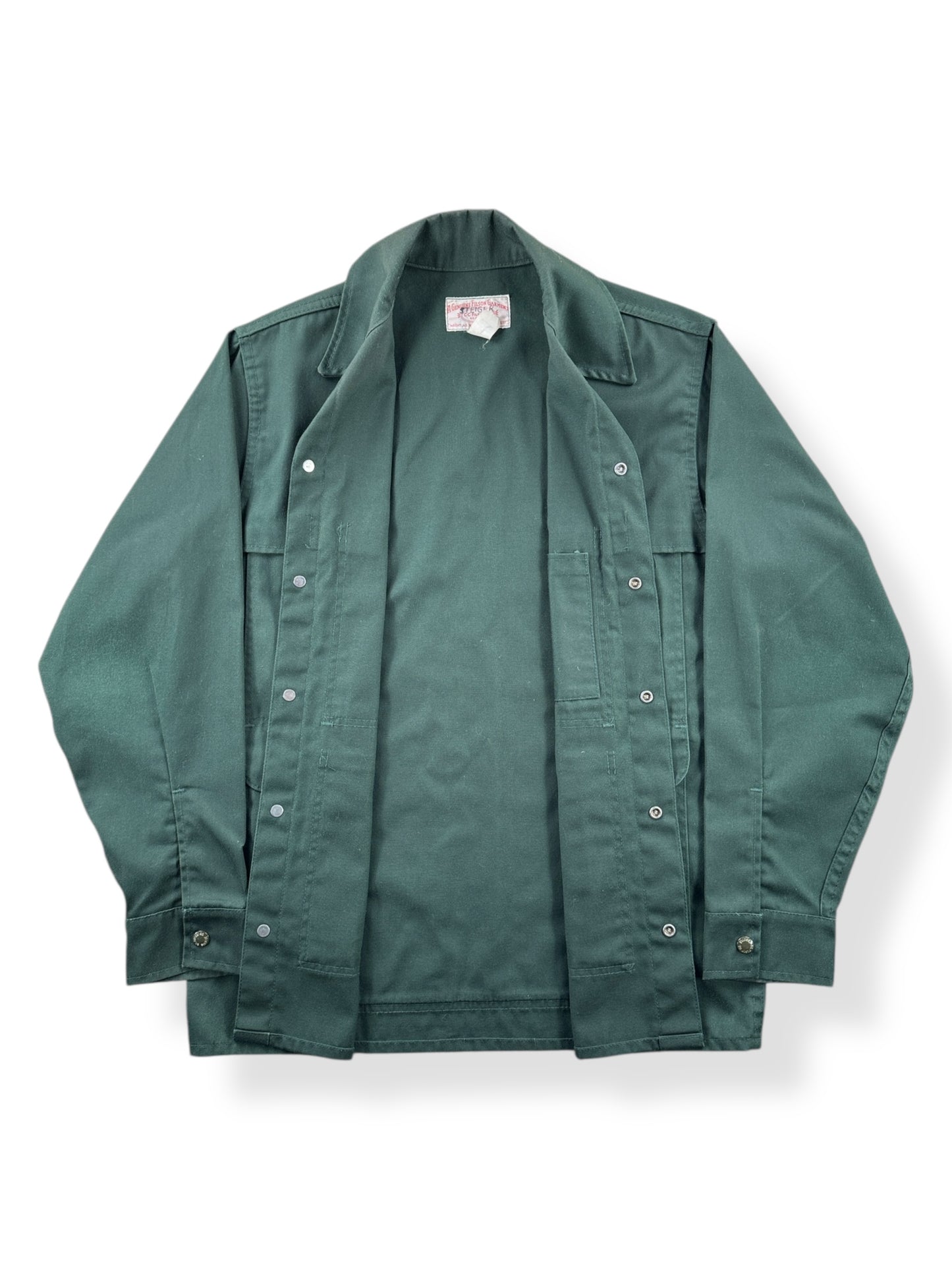 Open Front View of Vintage Filson Cotton/Poly Forestry Cruiser SZ 38