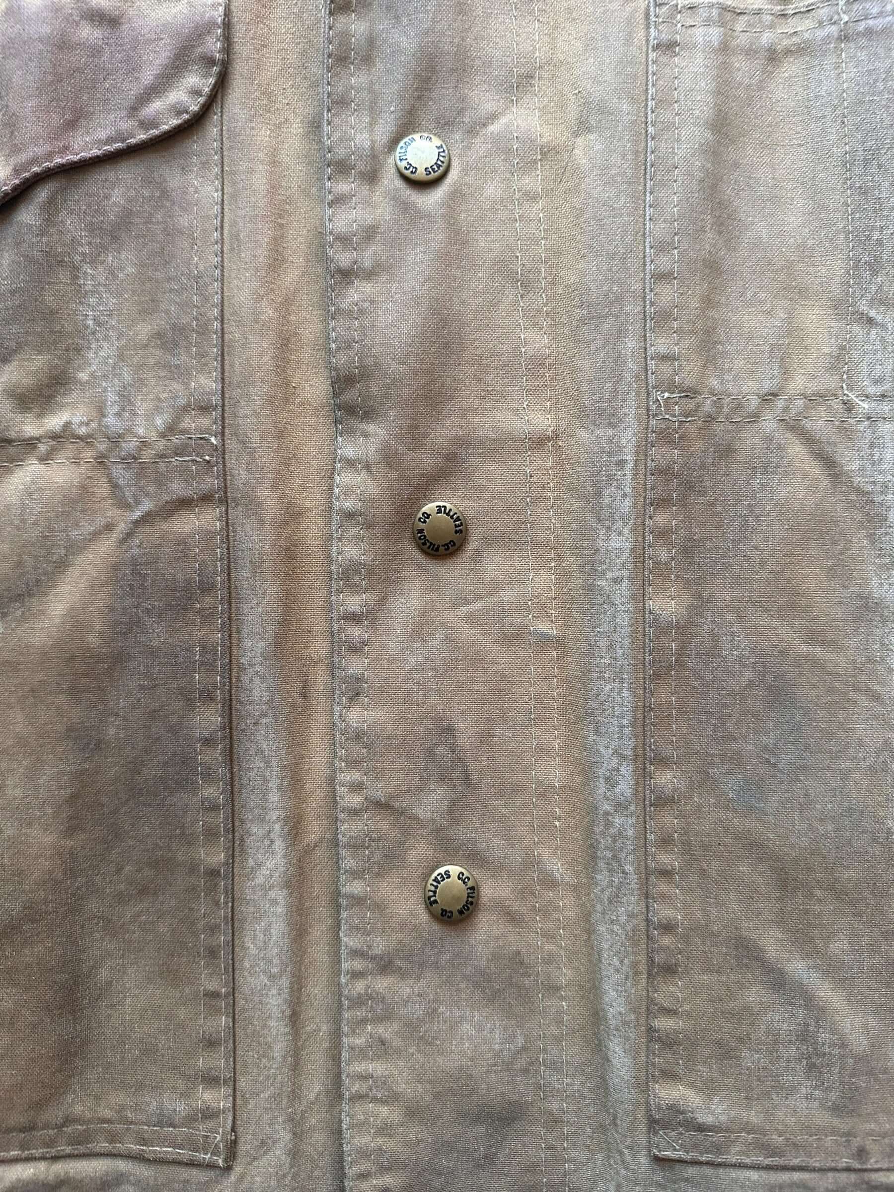 Snap View of Vintage Filson Tin Cloth Jacket SZ L