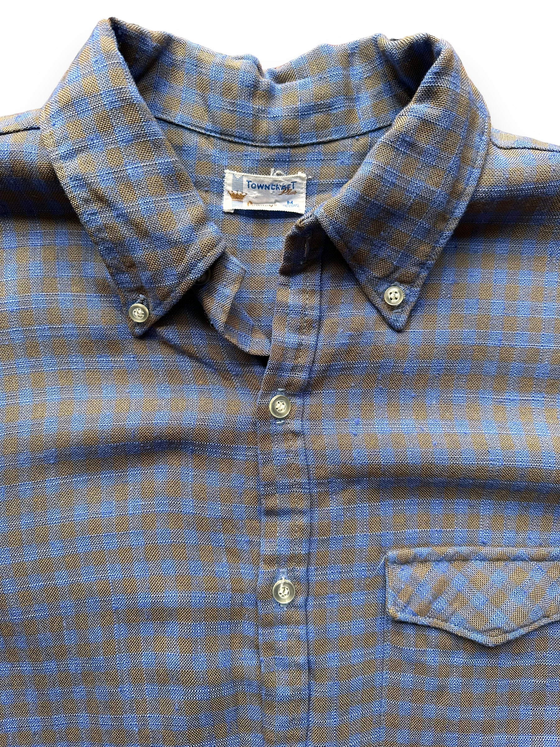 30%OFFVintage TOWN CRAFT work shirt 40s　jc pennys ペニーズ　タウンクラフト　ワークシャツ　ヤシの木タグ　ビンテージ Sサイズ