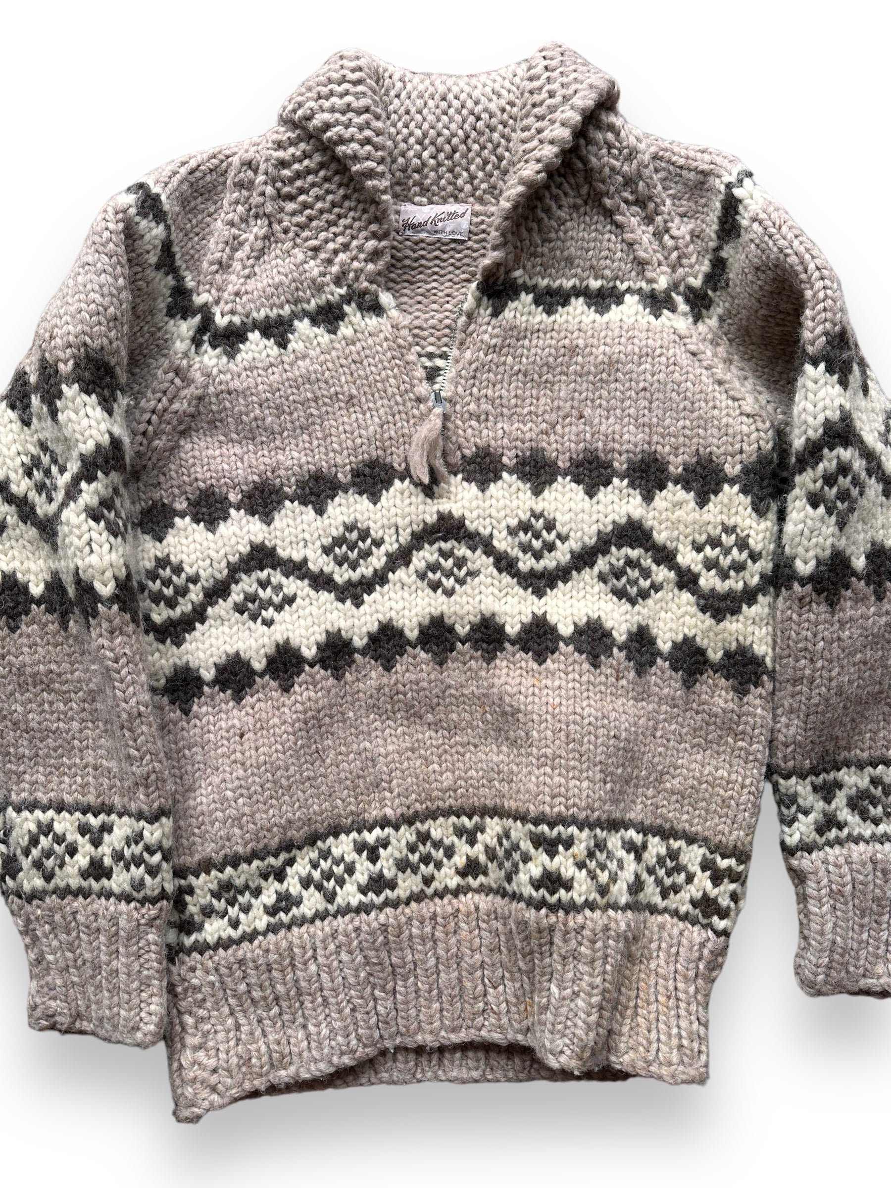 Vintage Pullover Cowichan Style Sweater | Barn Owl Vintage | Vintage  Cowichan Sweater Seattle